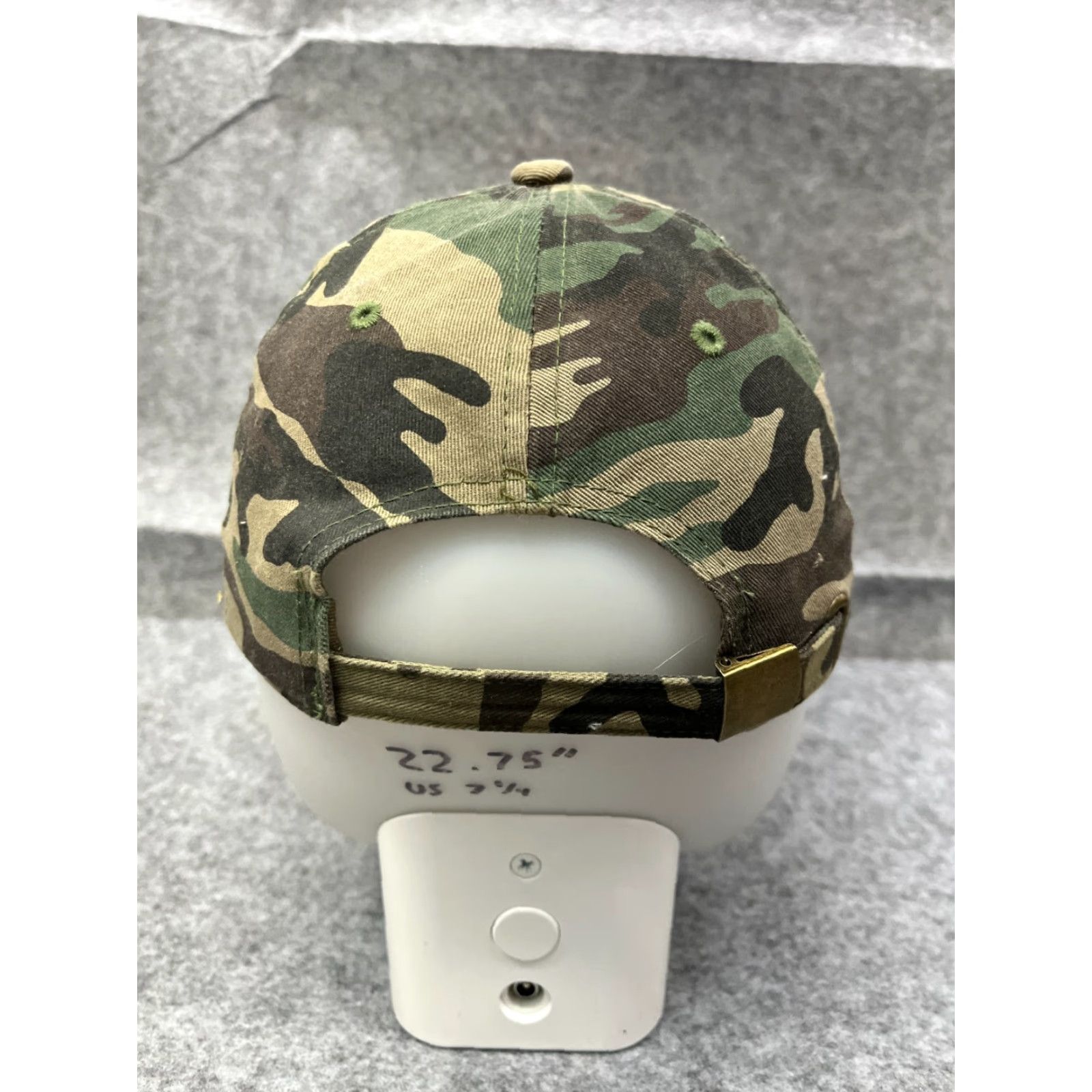 Vintage Ethos Hat Cap Adjustable One Size Orange Green Camo 100% Cotton Men Baseball Cap Size ONE SIZE - 6 Thumbnail