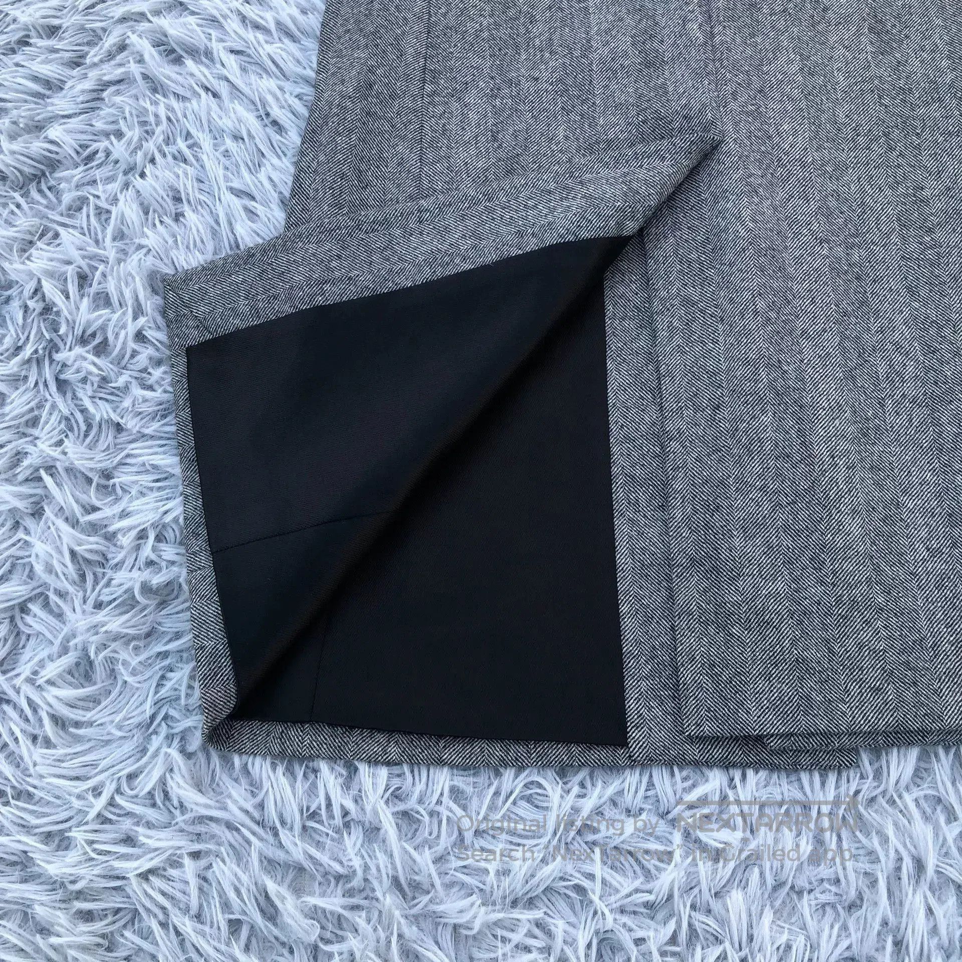 Saint Laurent Paris Saint Laurent 17FW Herringbone Wool Coat. Size US S / EU 44-46 / 1 - 5 Thumbnail