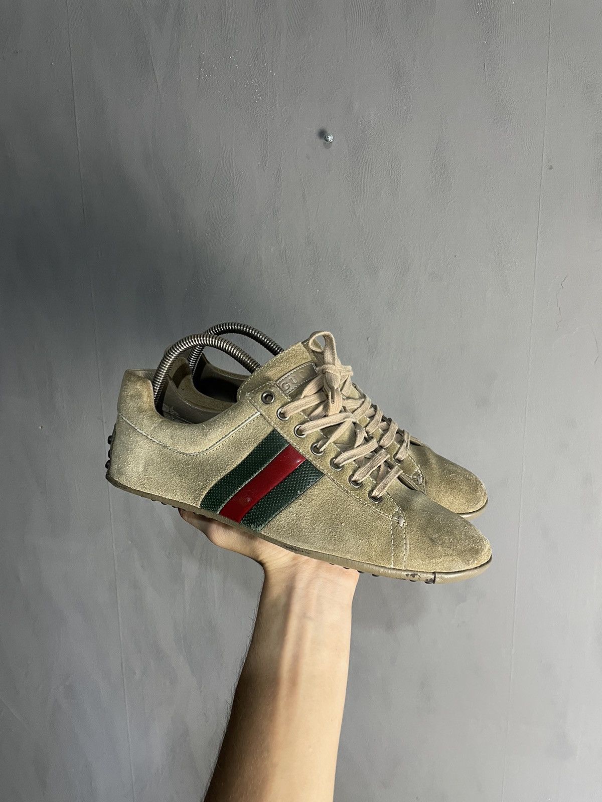 Gucci Gucci beige Sneaker GG US7 Size US 7 / EU 40 - 1 Thumbnail