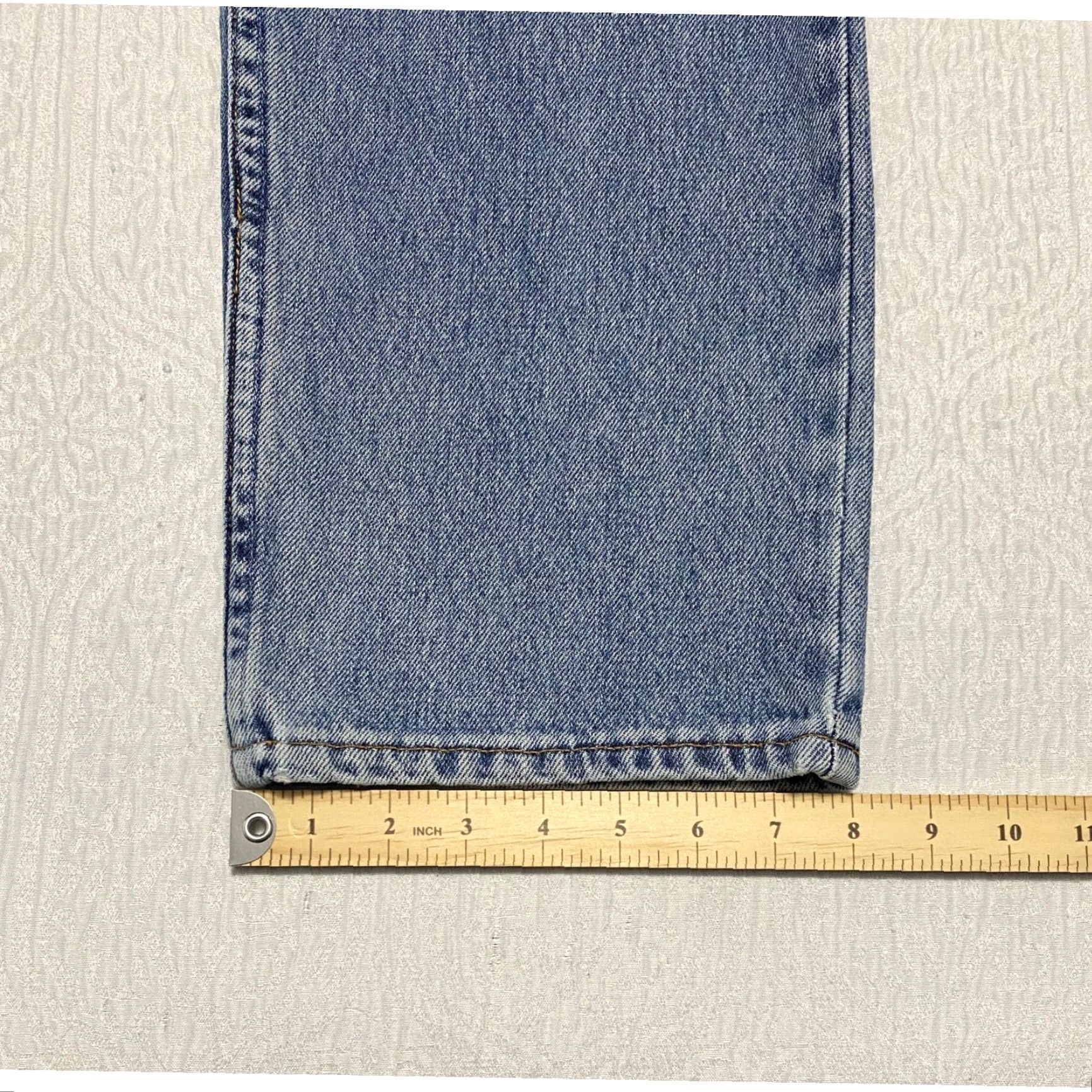Levi's VINTAGE Levi's 505 Regular Fit Jeans Men Denim 34×32 Blue Straight Casual 90s W36 L32 Size US 34 / EU 50 - 7 Thumbnail