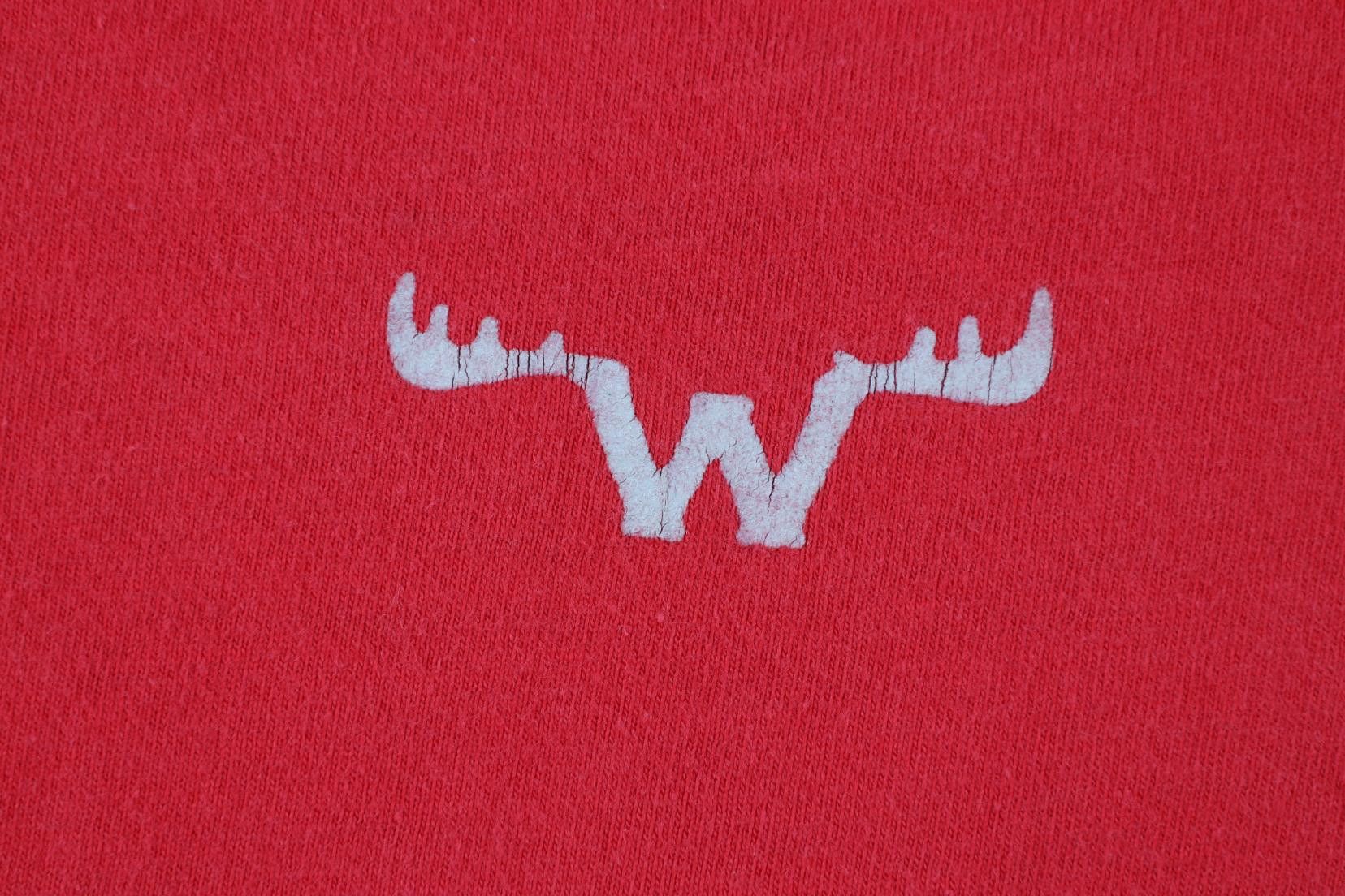 Hanes Vintage 90s Y2K Moosejaw Mountaineering Spell Out T-Shirt Size US M / EU 48-50 / 2 - 12 Thumbnail