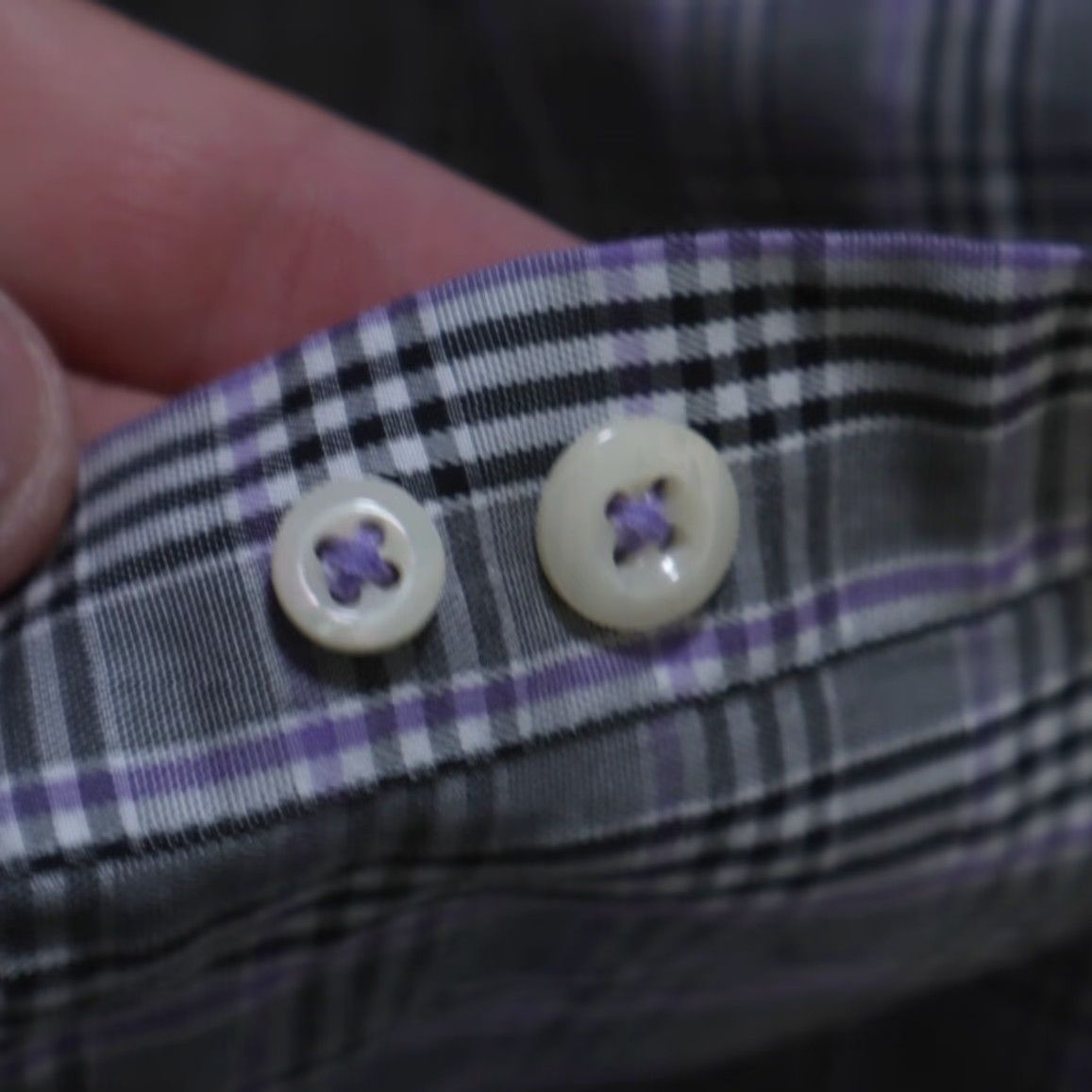 Peter Millar Peter Millar Shirt Gingham Gray Long Sleeve Button Down Men's M Size US M / EU 48-50 / 2 - 7 Thumbnail