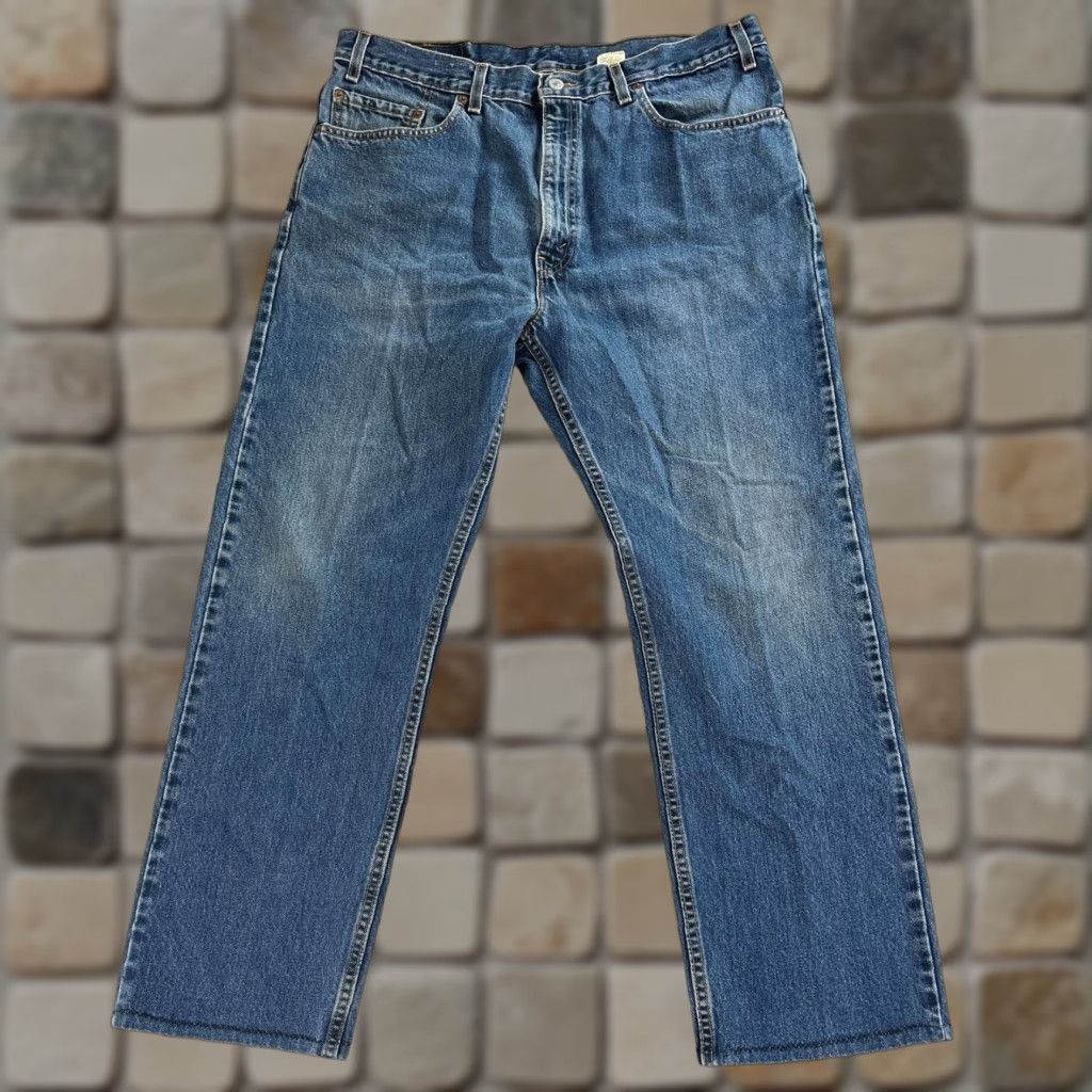 Levi's Levi's 505 Jeans Men Vintage 90s Regular Denim Blue 36x29 USA Made Waist 36 Inseam 29 Belt Loops Straight Size US 36 / EU 52 - 1 Thumbnail