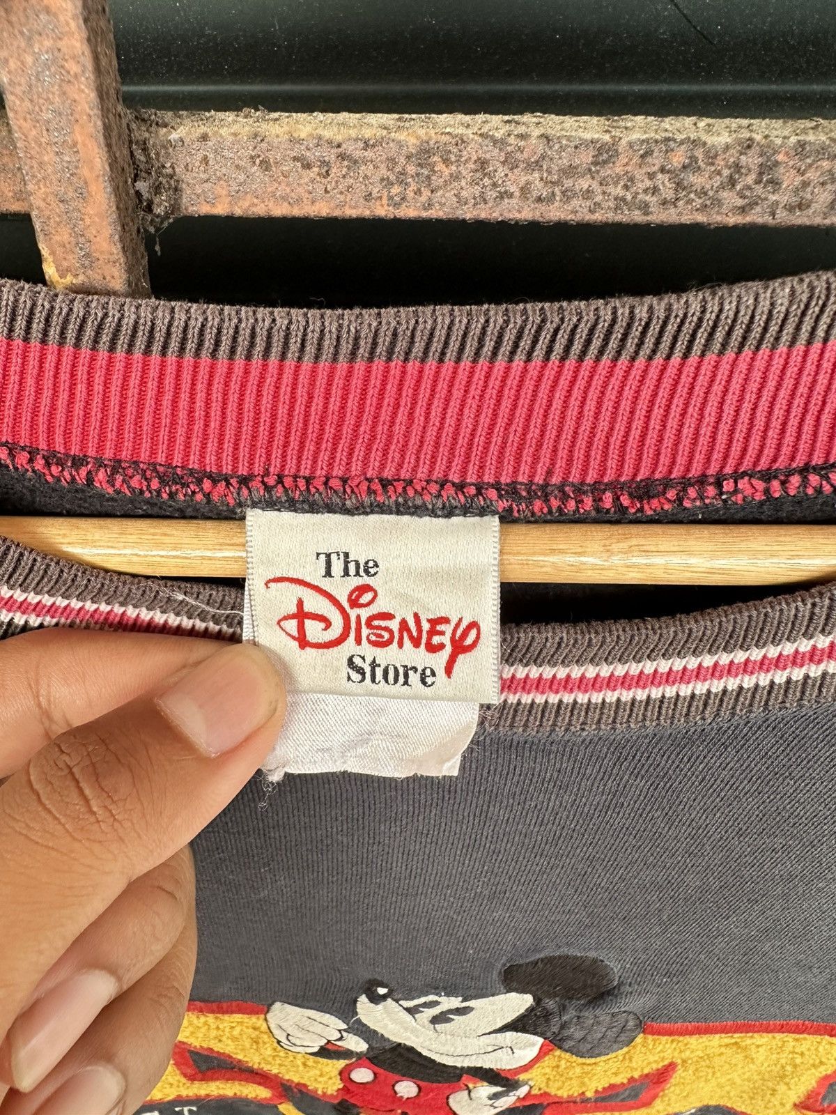 Vintage Thrashed Sun Faded MICKEY Embroydery Distressed Erd Grunge Size US M / EU 48-50 / 2 - 8 Thumbnail