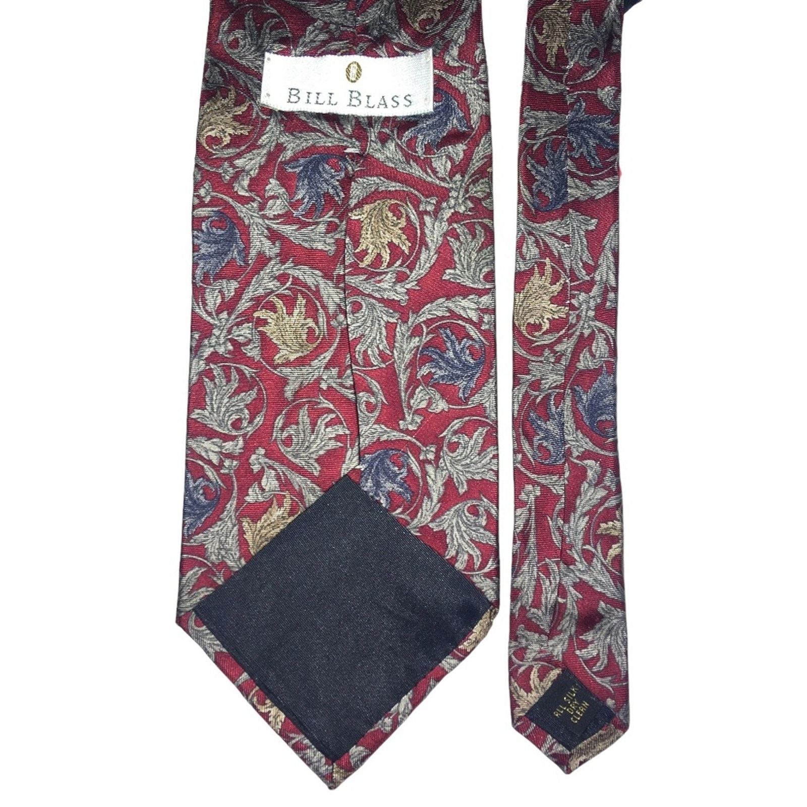 Bill Blass Vintage Bill Blass Wide Silk Necktie Size ONE SIZE - 4 Thumbnail