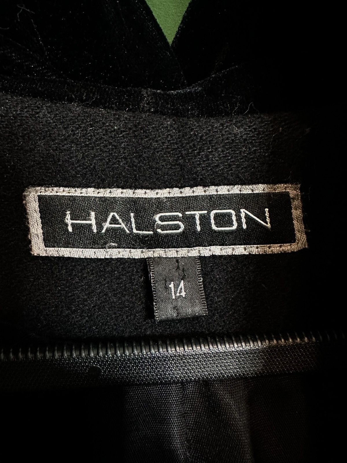 Halston Vintage runway black velvet floor length coat Size XL / US 12-14 / IT 48-50 - 13 Thumbnail