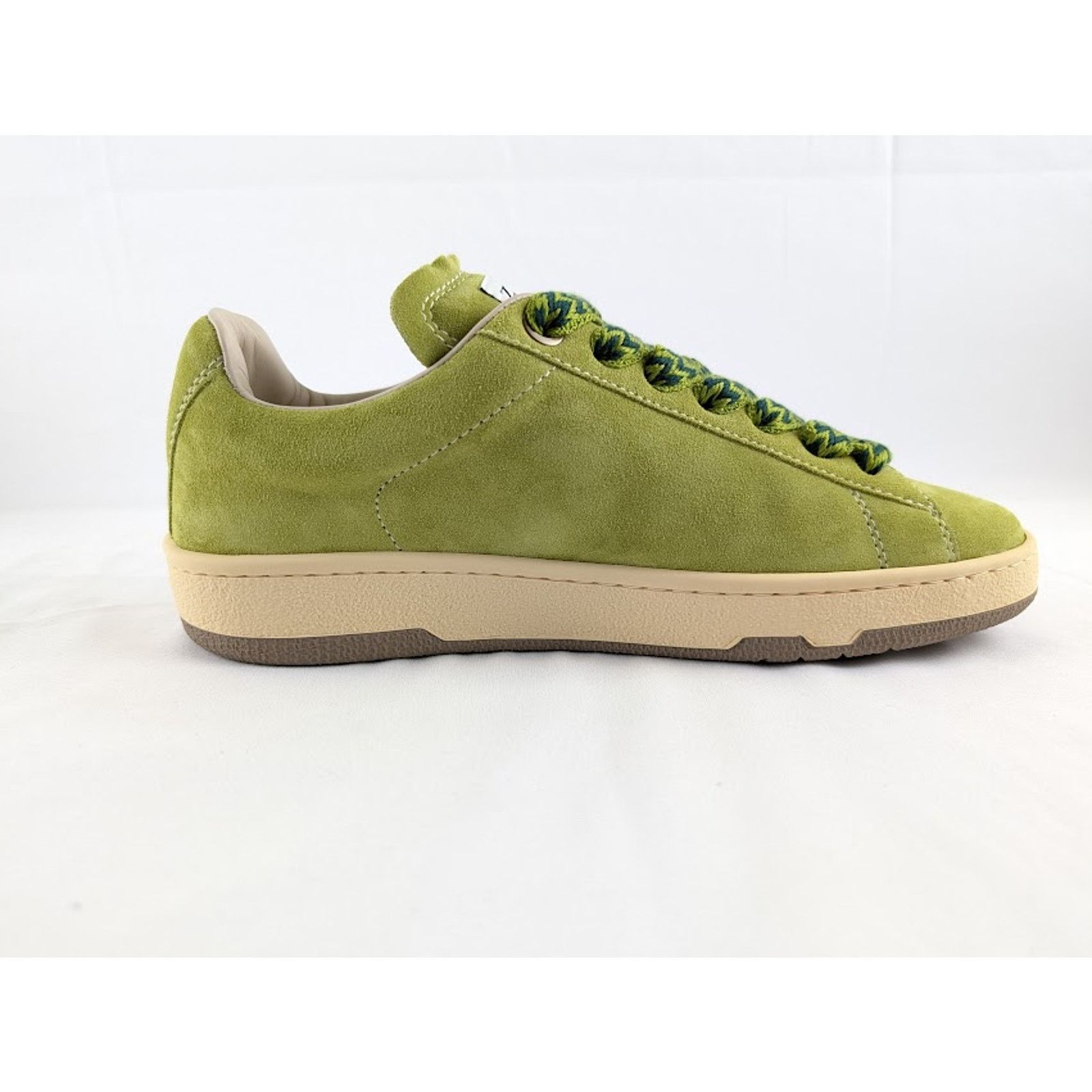 Lanvin o1rshd1 Lite Curb Low Top Sneakers in Asinth Green Size US 8 / EU 41 - 3 Thumbnail