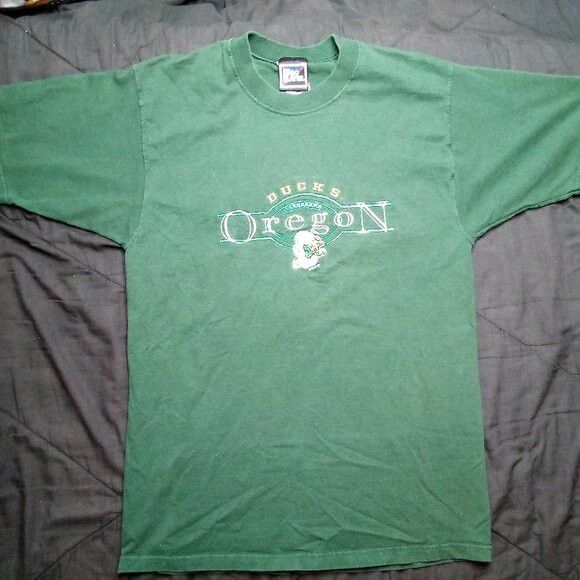 NCAA × Pro Player × Vintage Vintage Pro Player Oregon Ducks Football T-Shirt Size US M / EU 48-50 / 2 - 2 Thumbnail