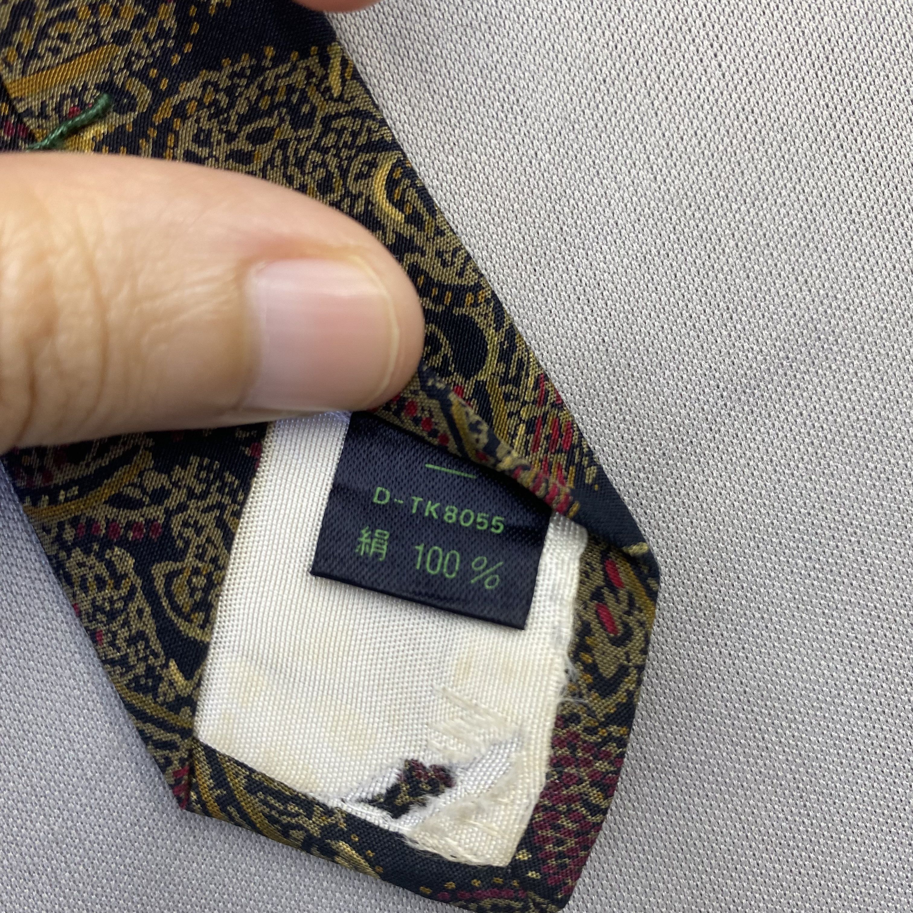 Japanese Brand Vintage Nina Ricci SILK Necktie Cravate Pure Silk Neck Tie Size ONE SIZE - 7 Thumbnail
