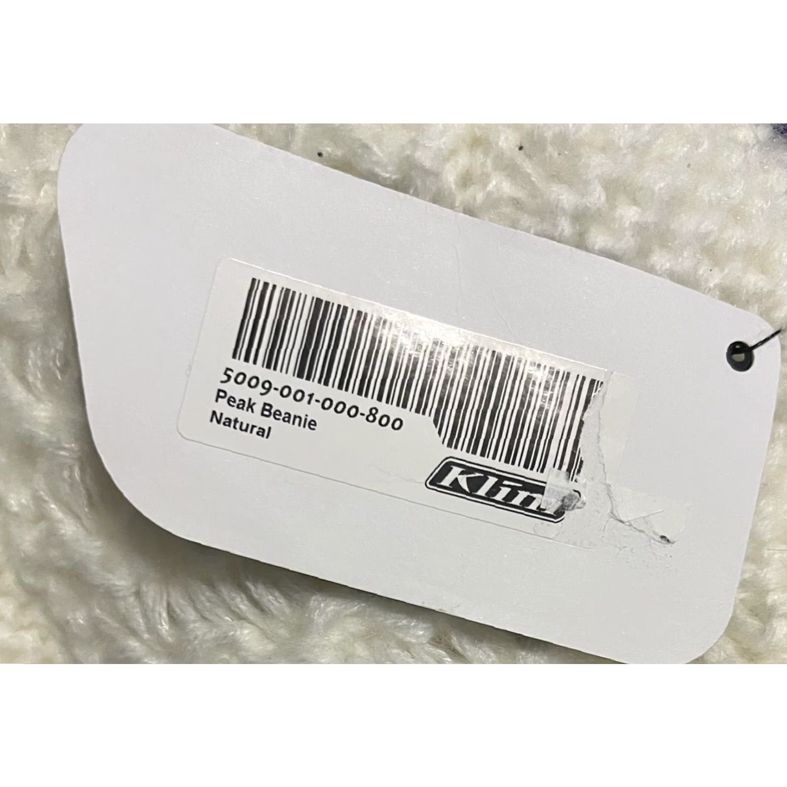 Vintage VINTAGE? NWT Klim Knit Beanie Hat Cap Peak Brim Lined Fleece Women White One Size Winter Winter Cap Womens Size ONE SIZE - 3 Thumbnail