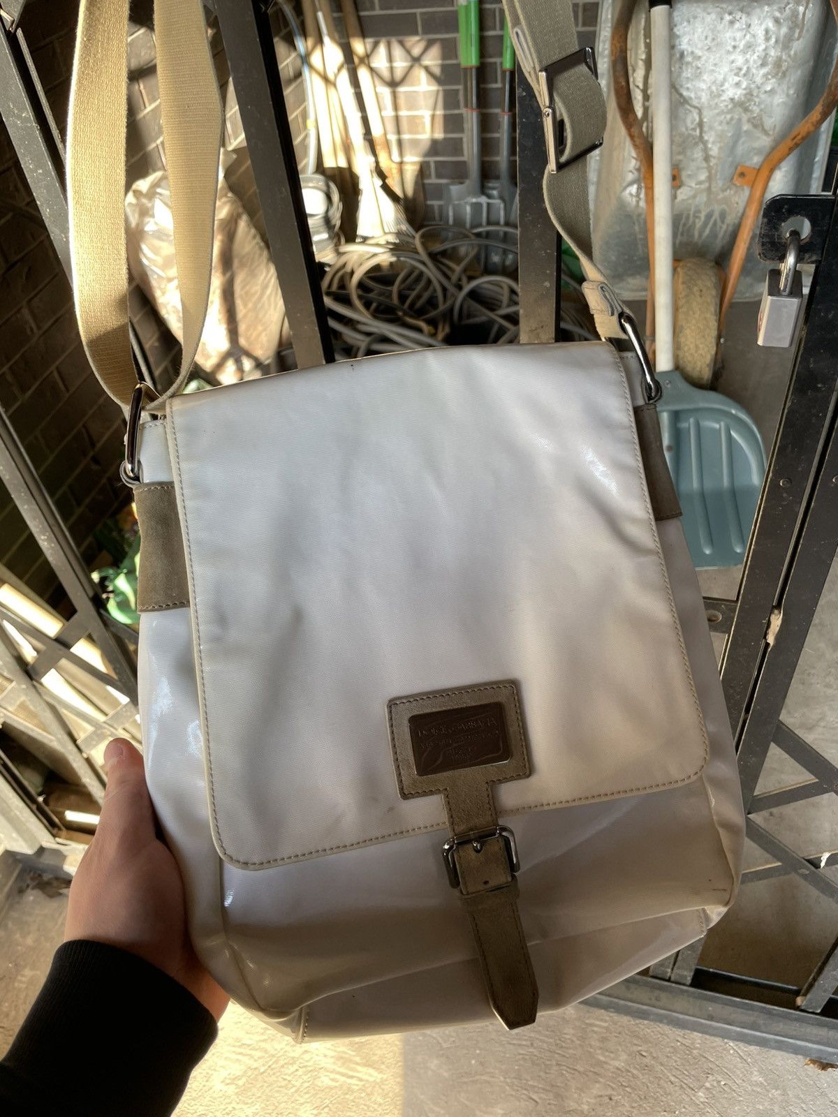 Dolce & Gabbana × Vintage Vintage Dolce & Gabanna Crossbody Bag Freitag Style Size ONE SIZE - 10 Thumbnail