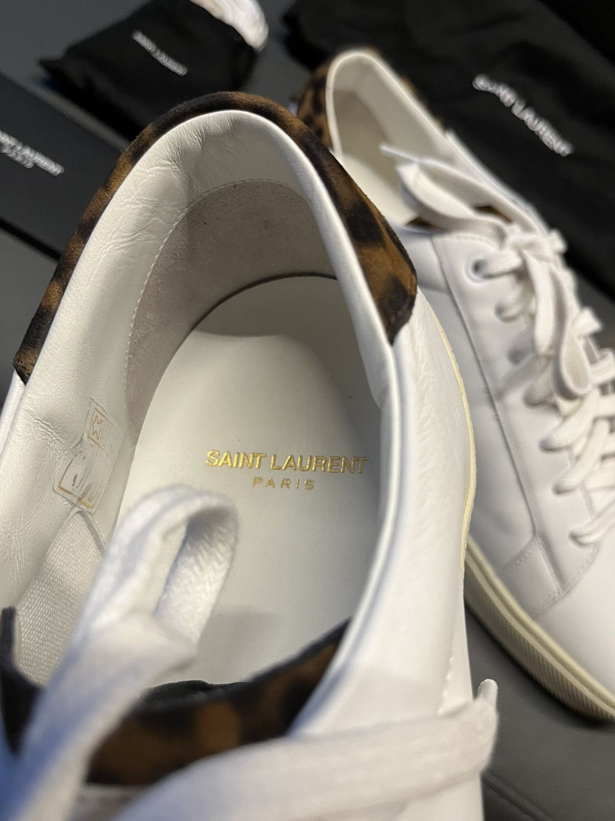 Saint Laurent Paris Super Runway Brand New Saint Laurent Logo Moon Plus Sneaker Size US 11.5 / EU 44-45 - 9 Thumbnail