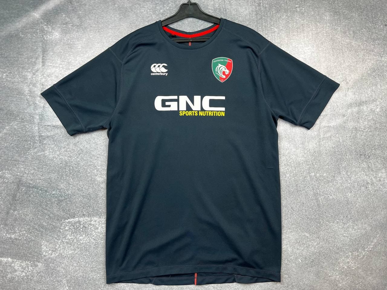 Canterbury of New Zealand Leicester Tigers Rugby Training Shirt - Blue Size US XL / EU 56 / 4 - 1 Thumbnail
