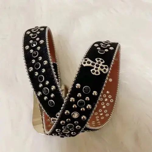 Other Luxury Strap Diamond Belt Western Crystal Size ONE SIZE - 8 Thumbnail