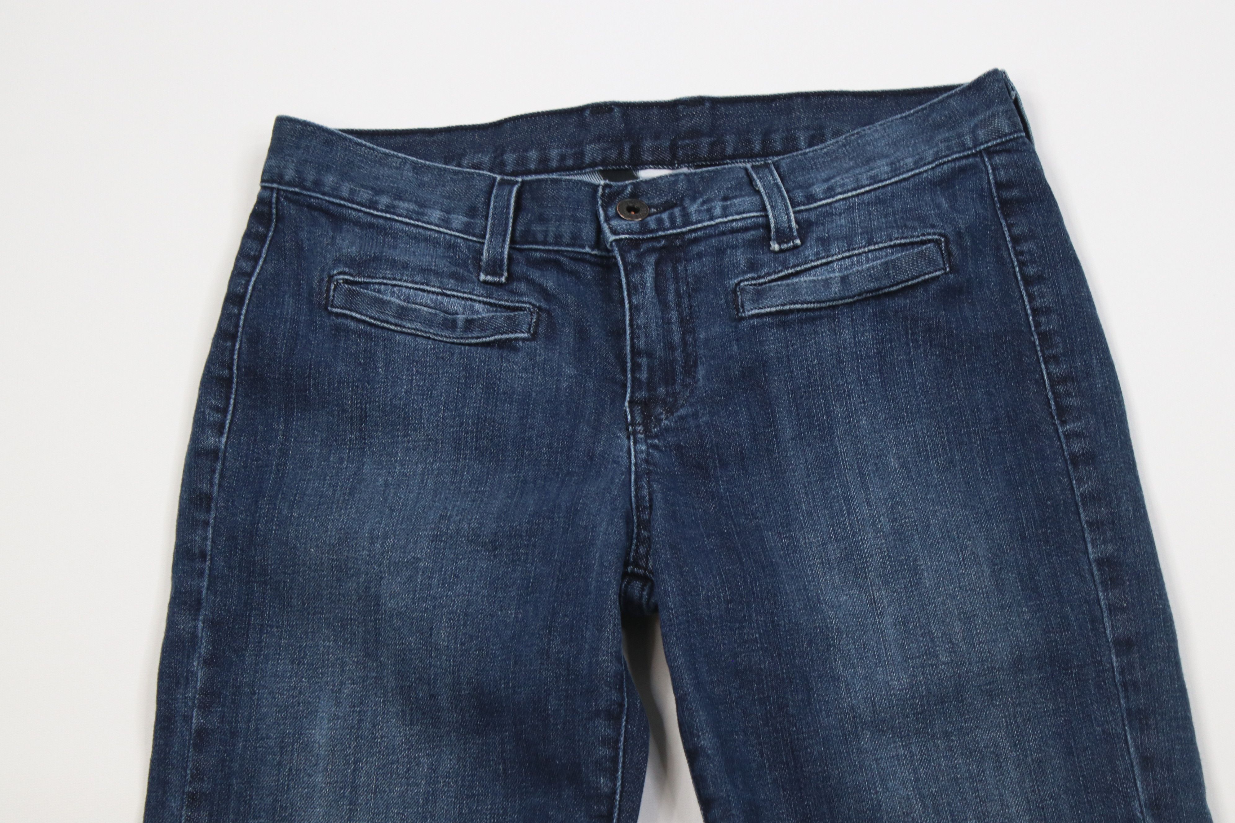 Lucky Brand Vintage 90s Y2K Lucky Brand Flared Wide Leg Jeans USA Size 30" / US 8 / IT 44 - 2 Thumbnail