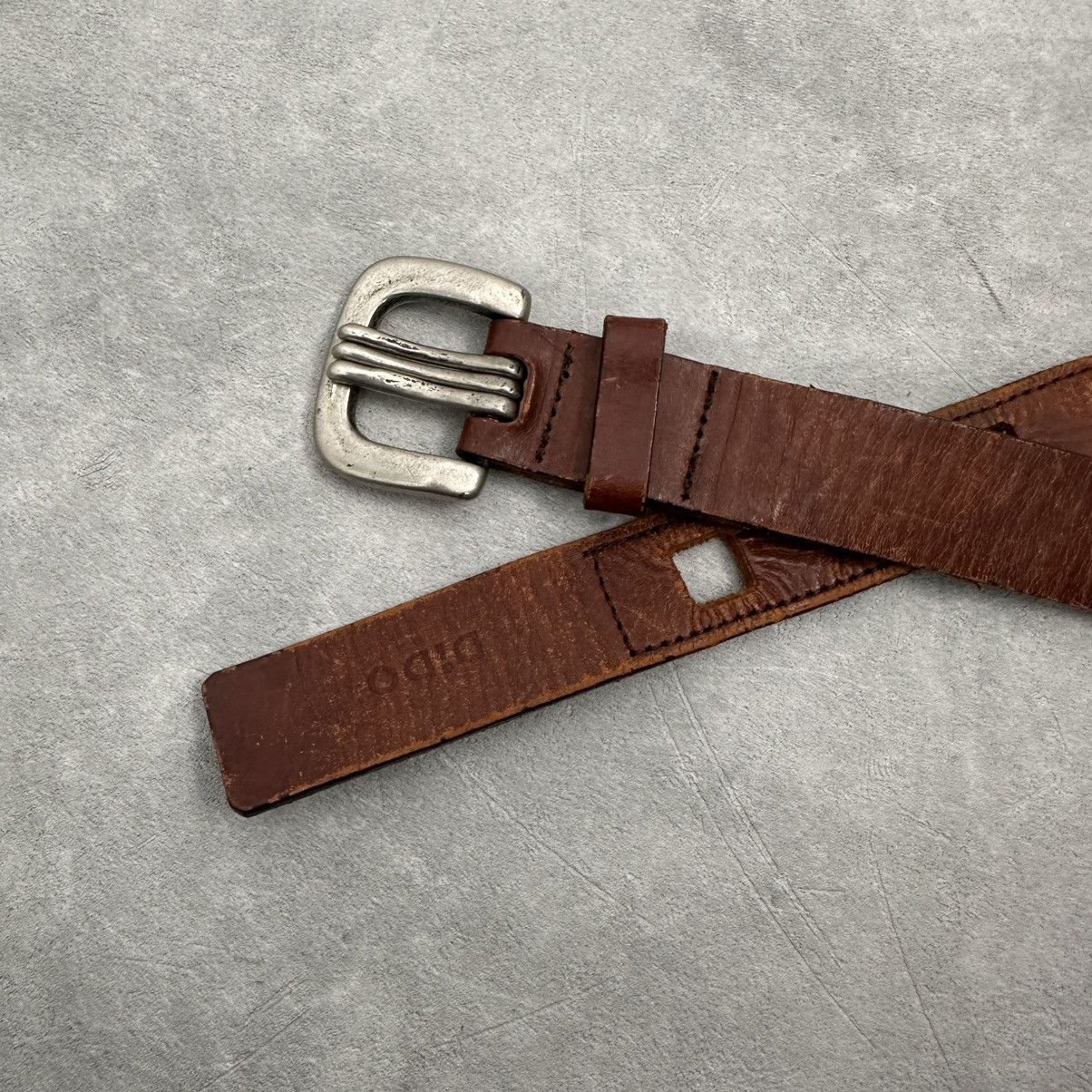 Vintage Vintage casual leather belt Size ONE SIZE - 2 Thumbnail