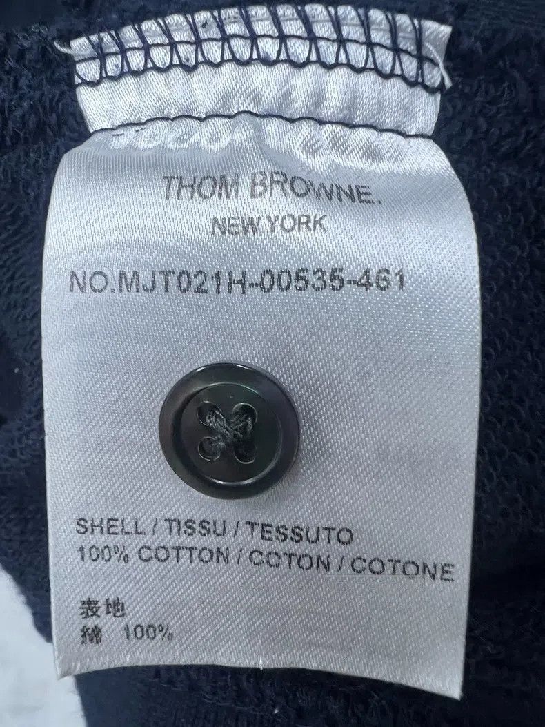 Thom Browne Thom Browne Blue and black four stripes hoodie Size US XXL / EU 58 / 5 - 7 Thumbnail