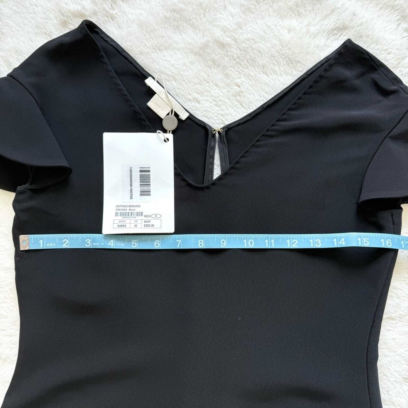 Antonio Berardi NWT!! Antonio Berardi women black dress size 42 IT or M 985$ Size M / US 6-8 / IT 42-44 - 8 Thumbnail
