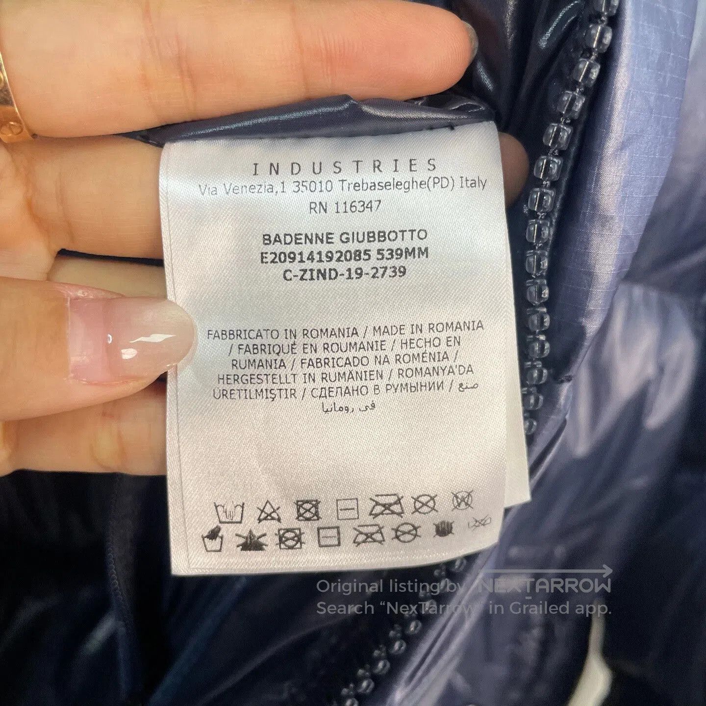 Moncler moncler badenne large logo down jacket. Size US M / EU 48-50 / 2 - 4 Thumbnail