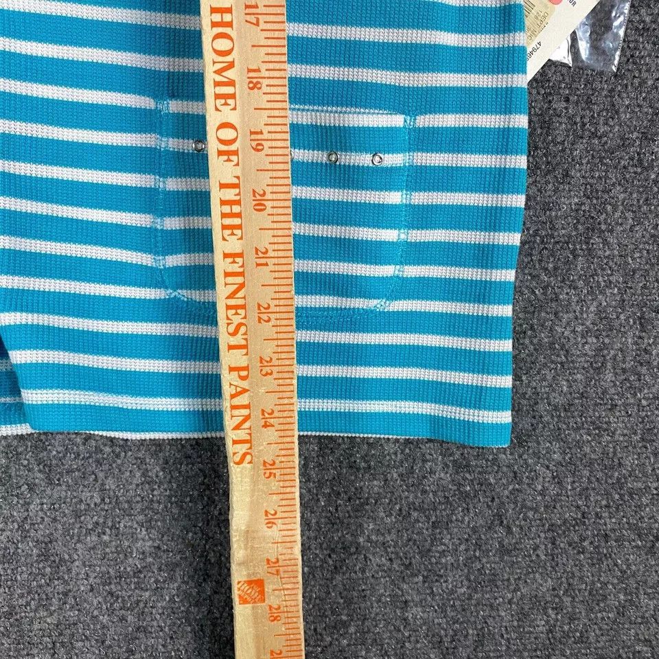 Other Allison Daley Button Up Top Women's Striped Short Sleeve PL Size L / US 10 / IT 46 - 7 Thumbnail