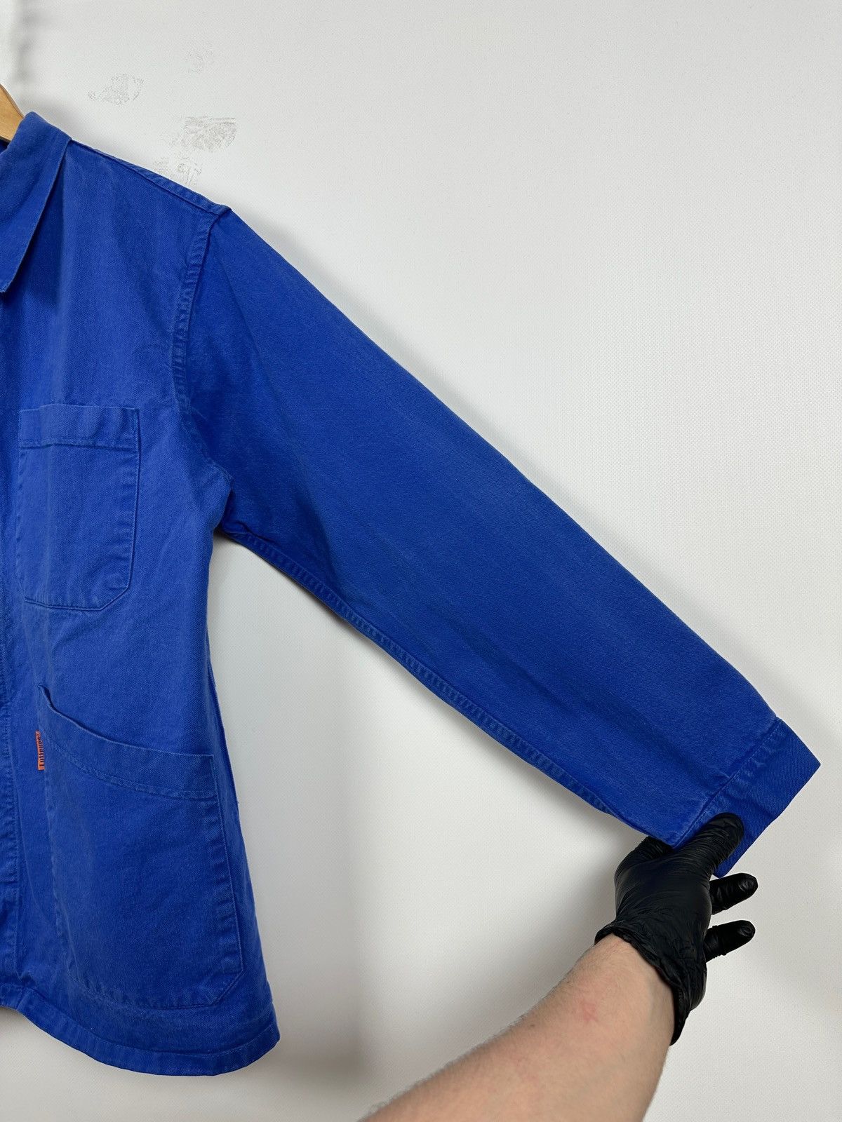 Le Laboureur 80s Vintage Lutteurs French Workwear Sanfor Chore Jacket Size US M / EU 48-50 / 2 - 13 Thumbnail