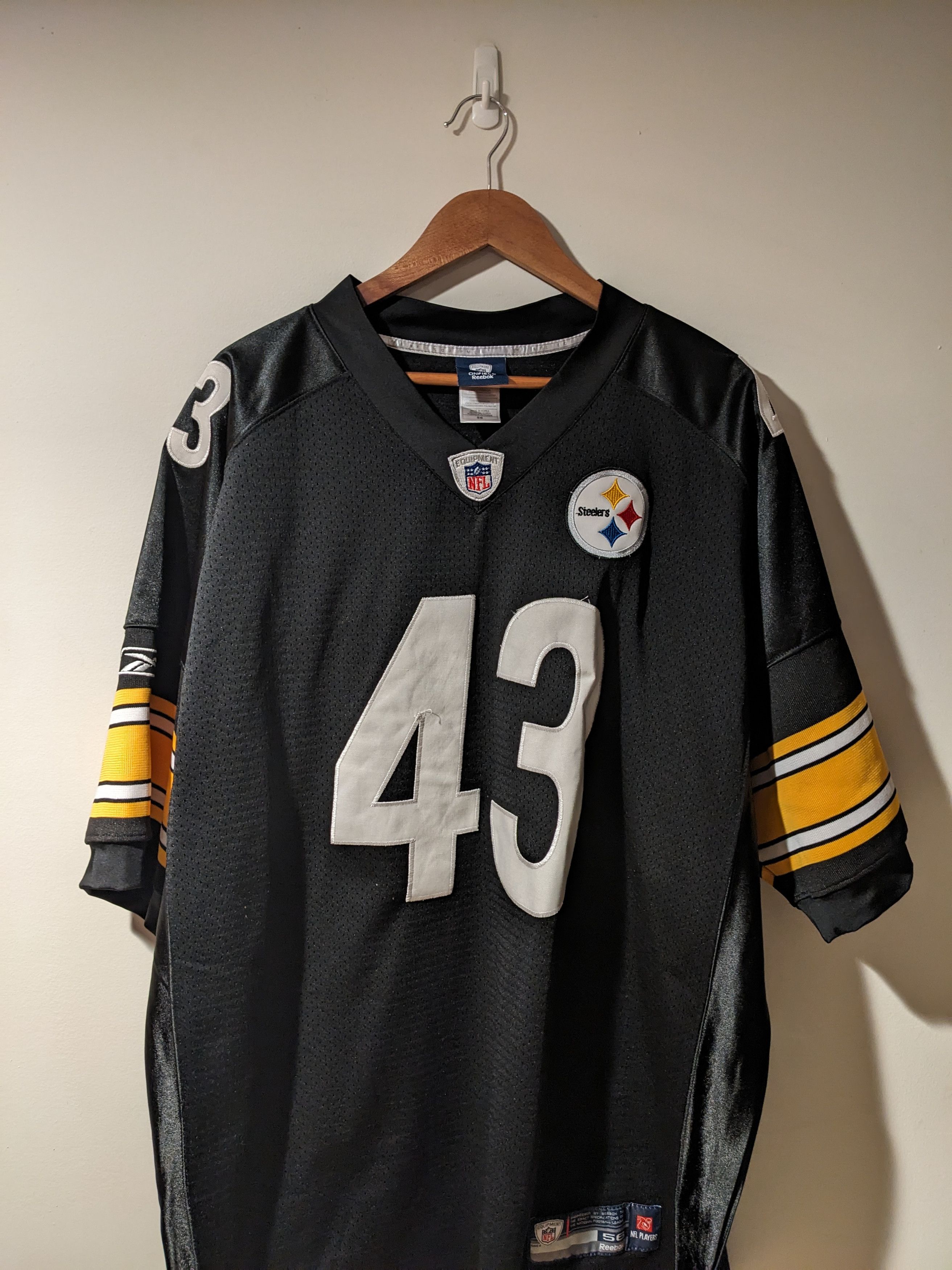 NFL × Vintage Vintage Y2K Pittsburgh Steelers Polamalu NFL Football Jersey Size US XXL / EU 58 / 5 - 5 Thumbnail
