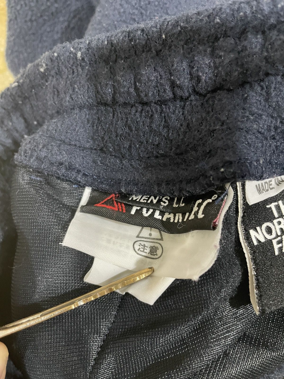 The North Face × Vintage The North Face Polartec Polyester Navy Blue made In Japan LL Size US 33 - 7 Thumbnail