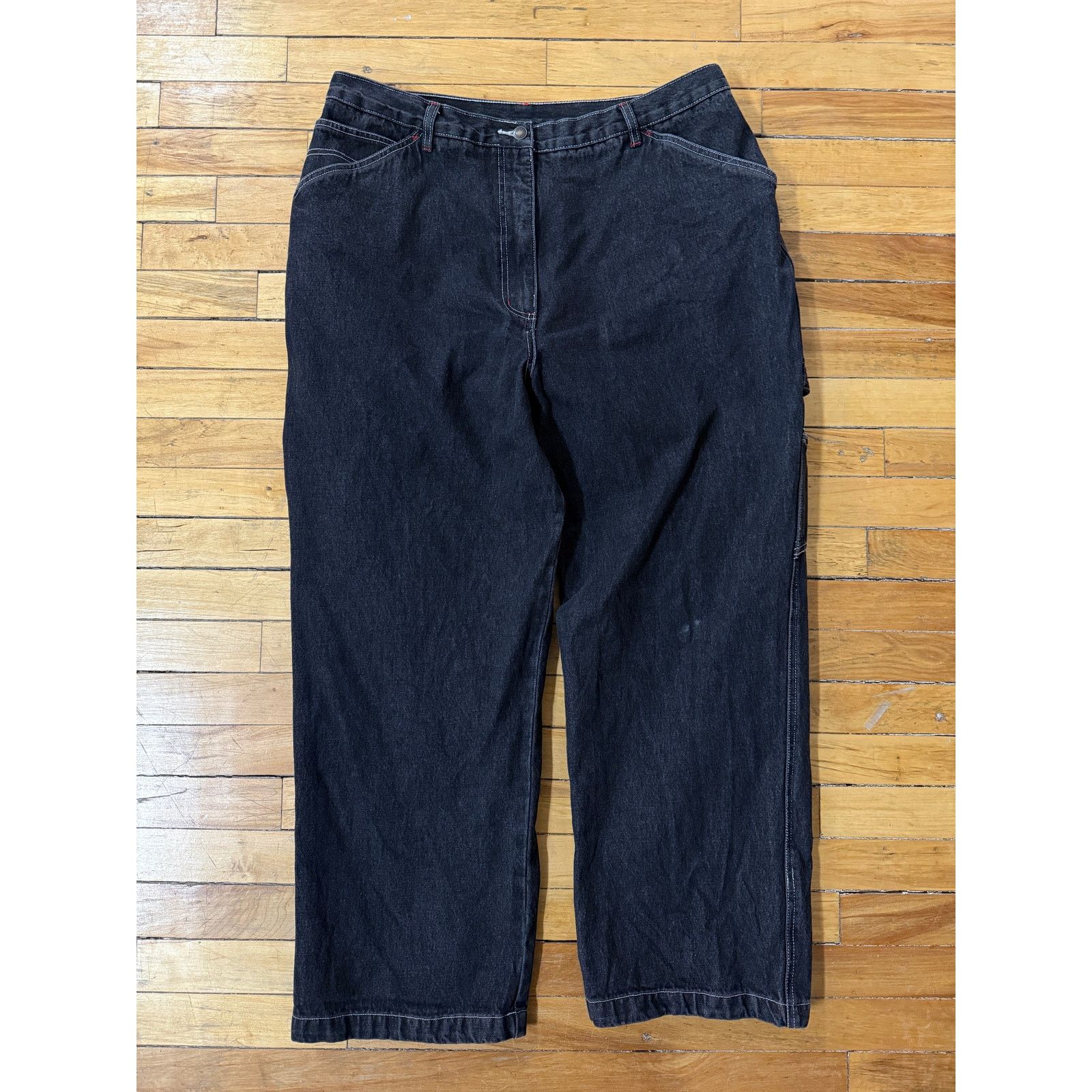 Vintage Vintage Y2K Newport News Carpenter Style Denim Jeans 37W Size US 37 - 1 Thumbnail
