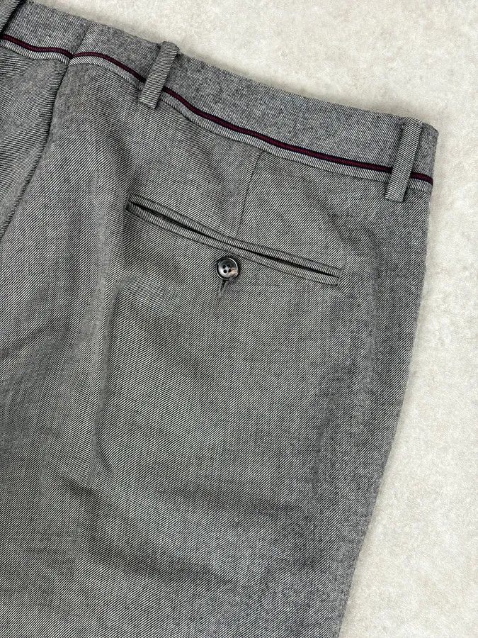 Gucci 2000s Gucci Grey Classy Tailored Pants Size US 33 - 8 Thumbnail