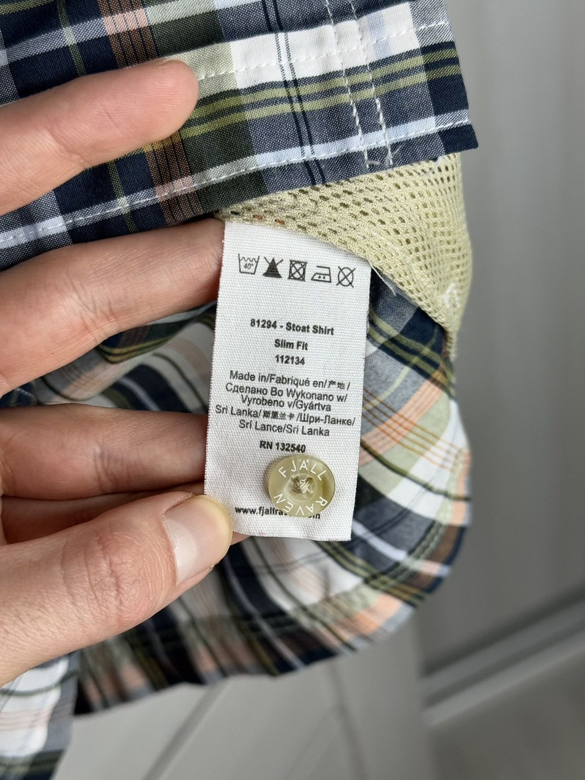 Fjallraven Fjallraven Stoat Shirt Plaid Short Sleeve Outdoor Gorpcore Size US S / EU 44-46 / 1 - 7 Thumbnail