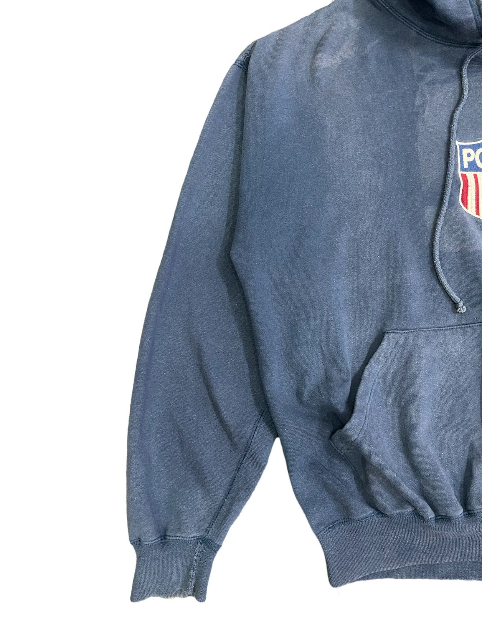 Polo Ralph Lauren × RRL Ralph Lauren × Vintage Vintage Polo K Swiss Hoodie Faded of the day Travis Scott Size US L / EU 52-54 / 3 - 3 Thumbnail