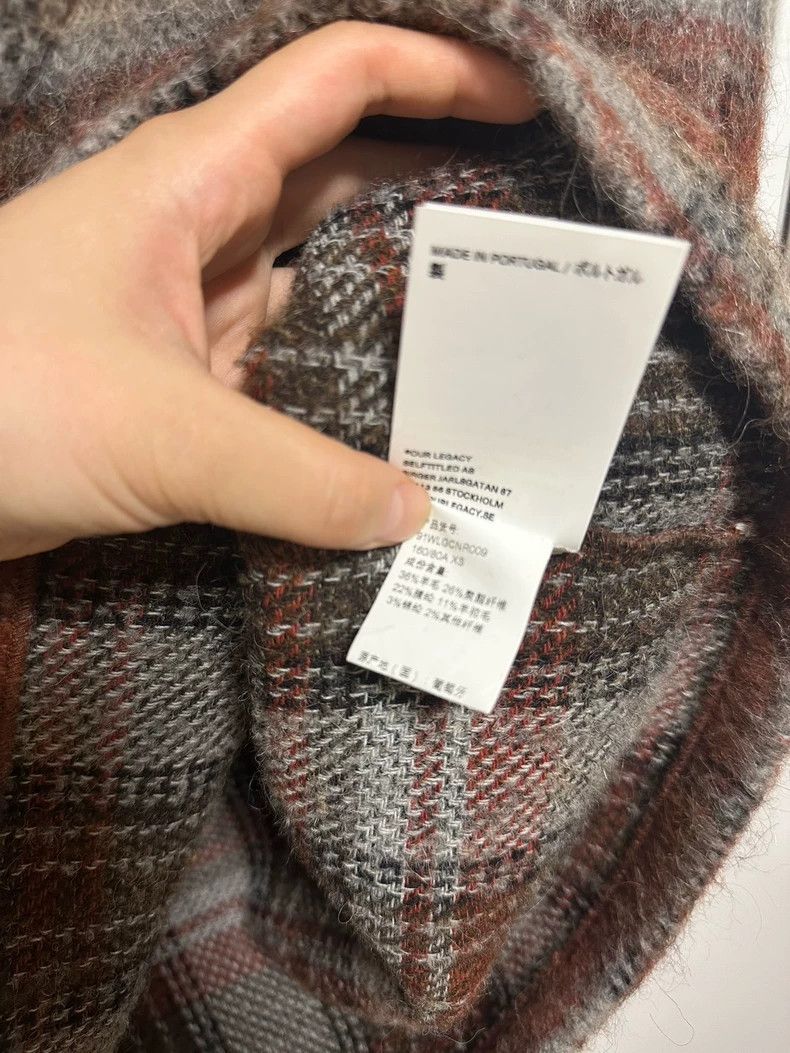 Our Legacy Our Legacy size48 Brown striped horsehair vest Size US XS / EU 42 / 0 - 3 Thumbnail