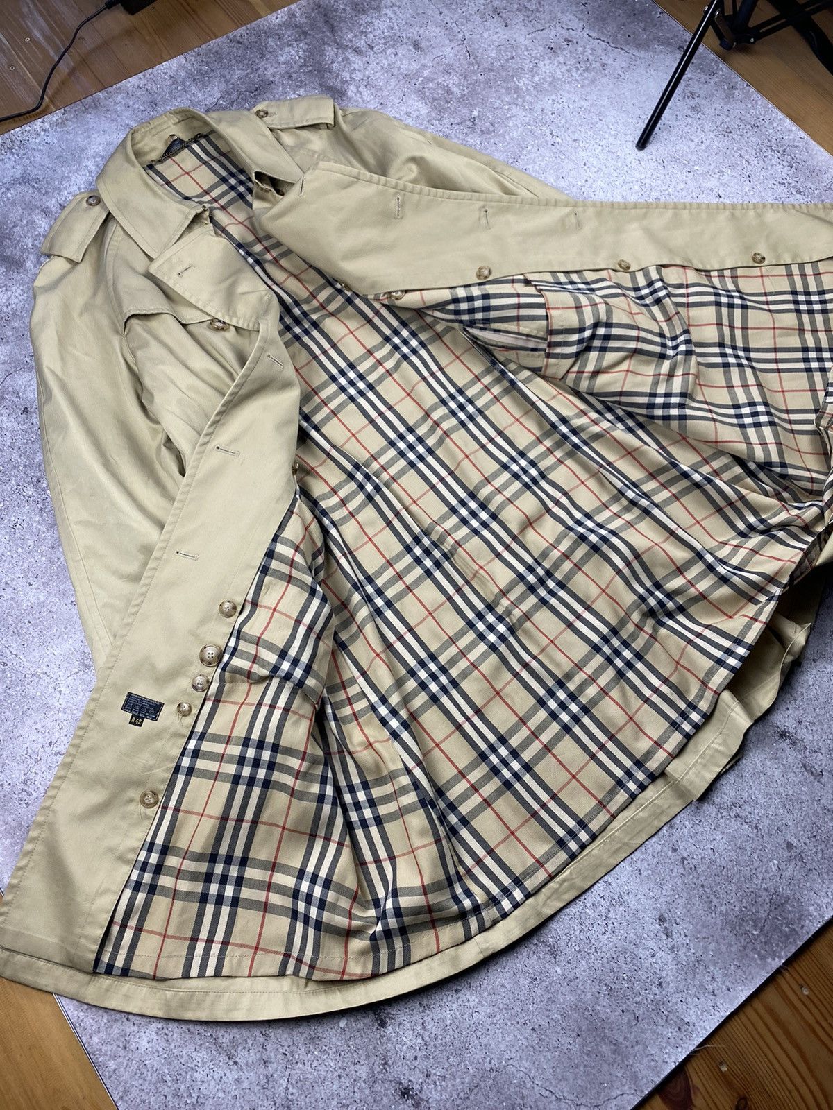 Burberry Vintage Burberry STYLE trench coat beige full novacheck Size US XL / EU 56 / 4 - 6 Thumbnail