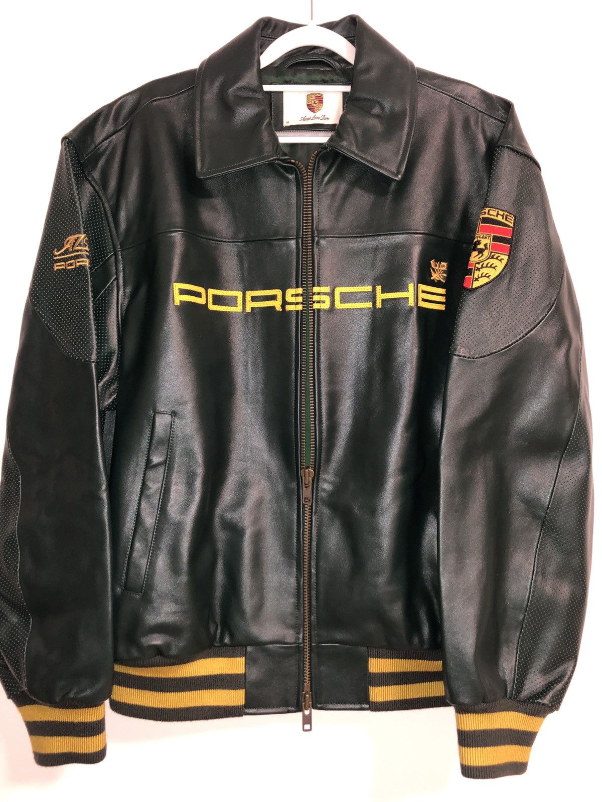 Aime Leon Dore × Porsche Design ALD x Porsche 993 Turbo Leather Club Jacket M Size US M / EU 48-50 / 2 - 4 Thumbnail