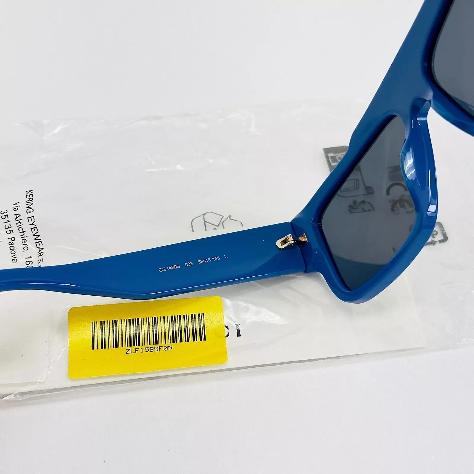 Gucci GUCCI 1460 GG Print Sport Aviator Gg1460S Sunglasses 008 Size ONE SIZE - 4 Thumbnail