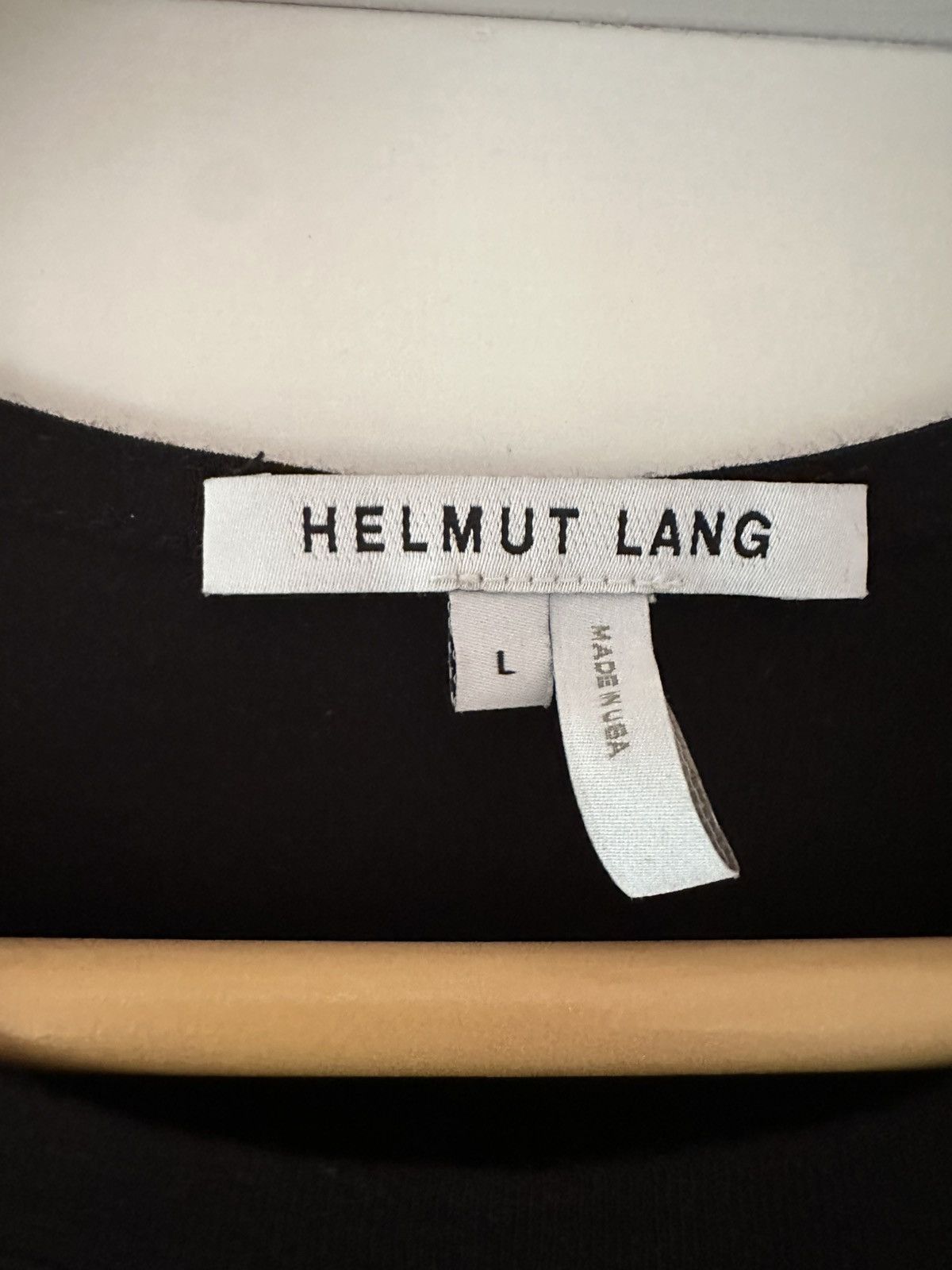Helmut Lang Black Helmut Lang Logo Tank top Size L near mint condition Size US L / EU 52-54 / 3 - 5 Thumbnail