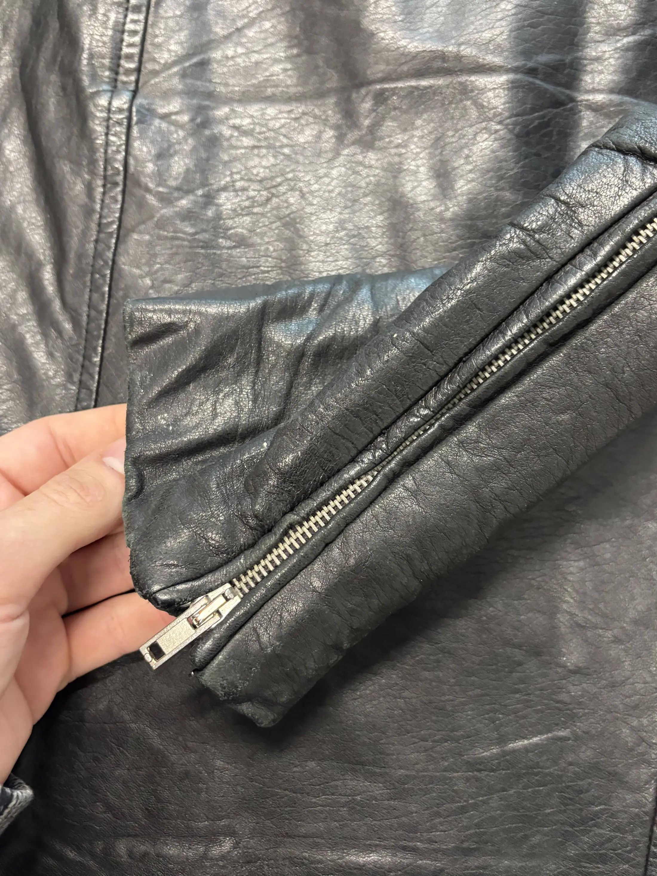 Rick Owens Rick Owens Mainline Lambskin Leather Jacket Size US XL / EU 56 / 4 - 7 Thumbnail