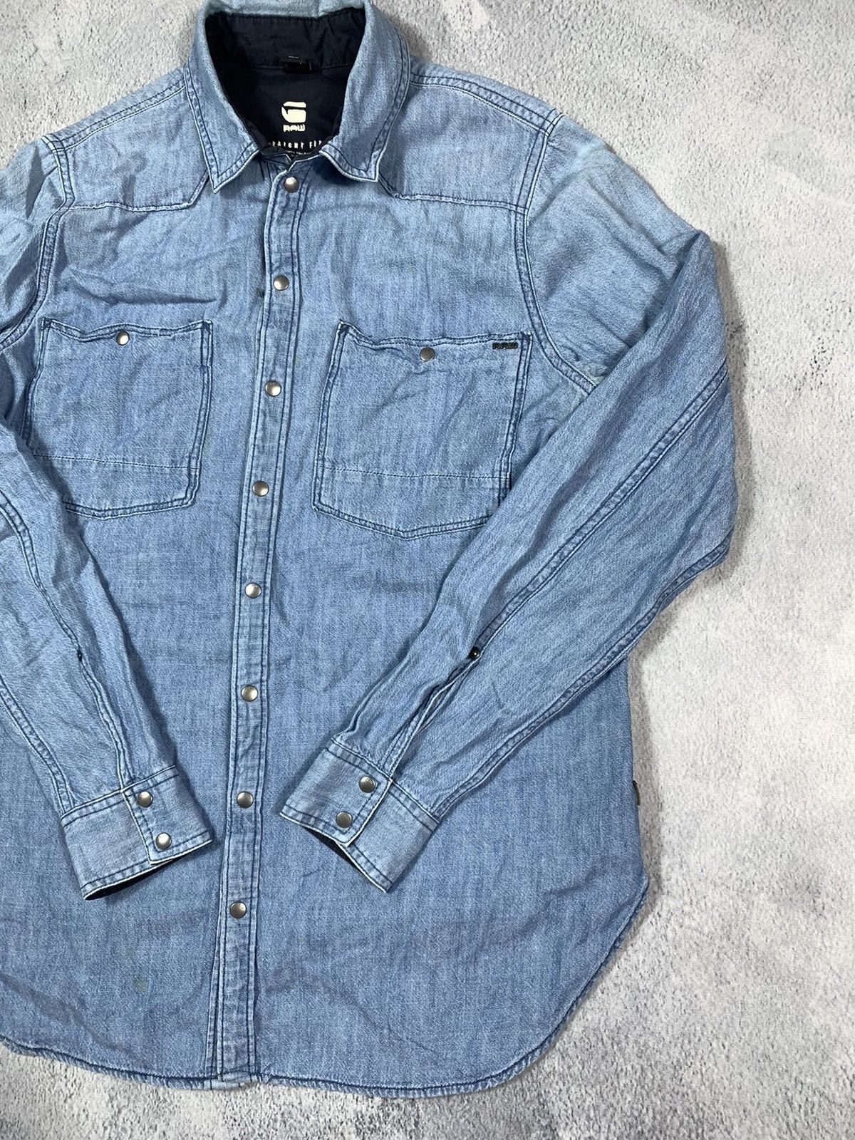 G-Star × Vintage Vintage Y2K G Star button up shirt streetwear japanese Size US S / EU 44-46 / 1 - 6 Thumbnail