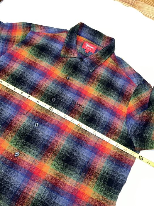 Supreme Supreme Plaid Rainbow Flannel Shirt | Grailed