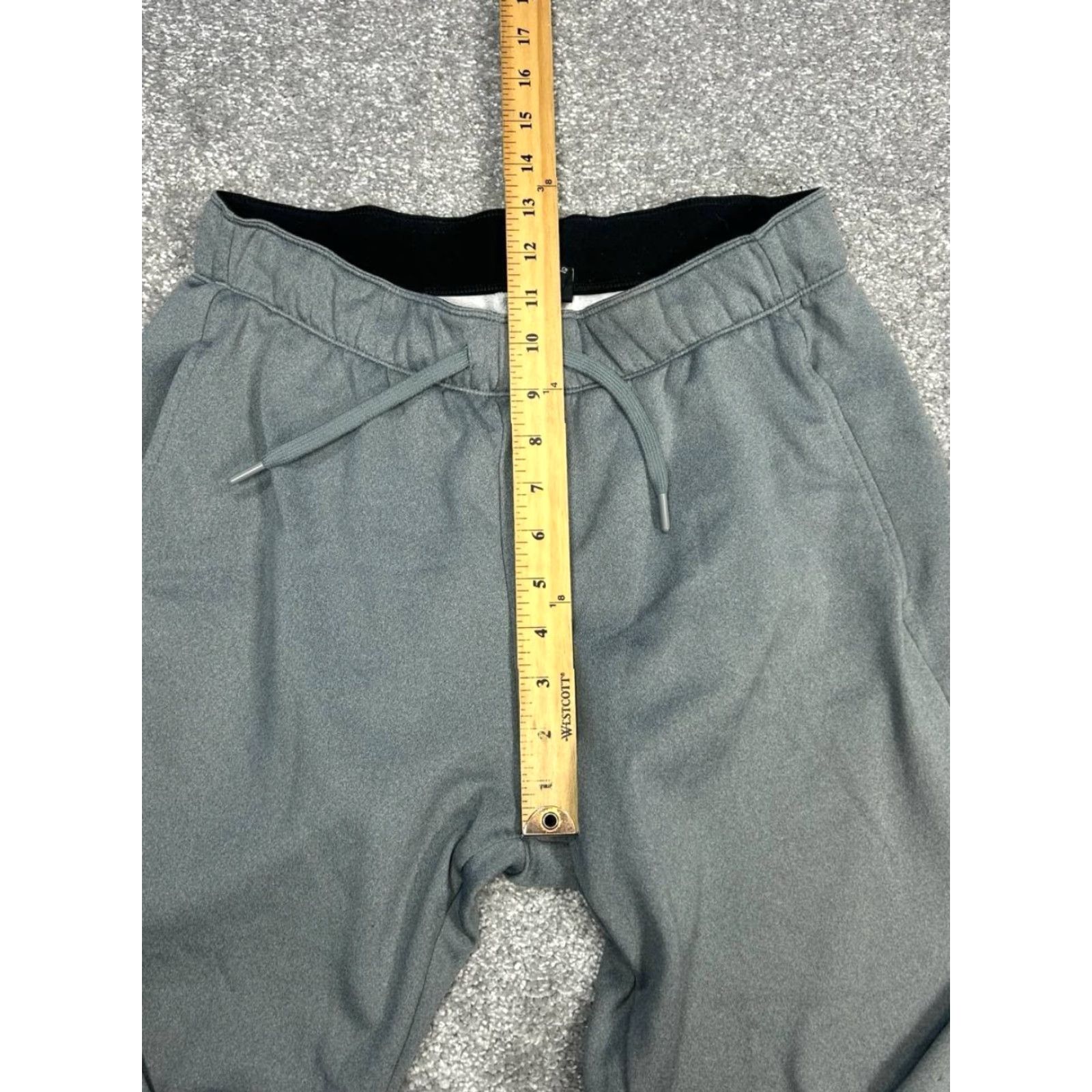 Nike Nike Sweatpants Mens Small Gray Stretch Mid Rise Drawstring Sportswear Workout Size US 27 - 4 Thumbnail