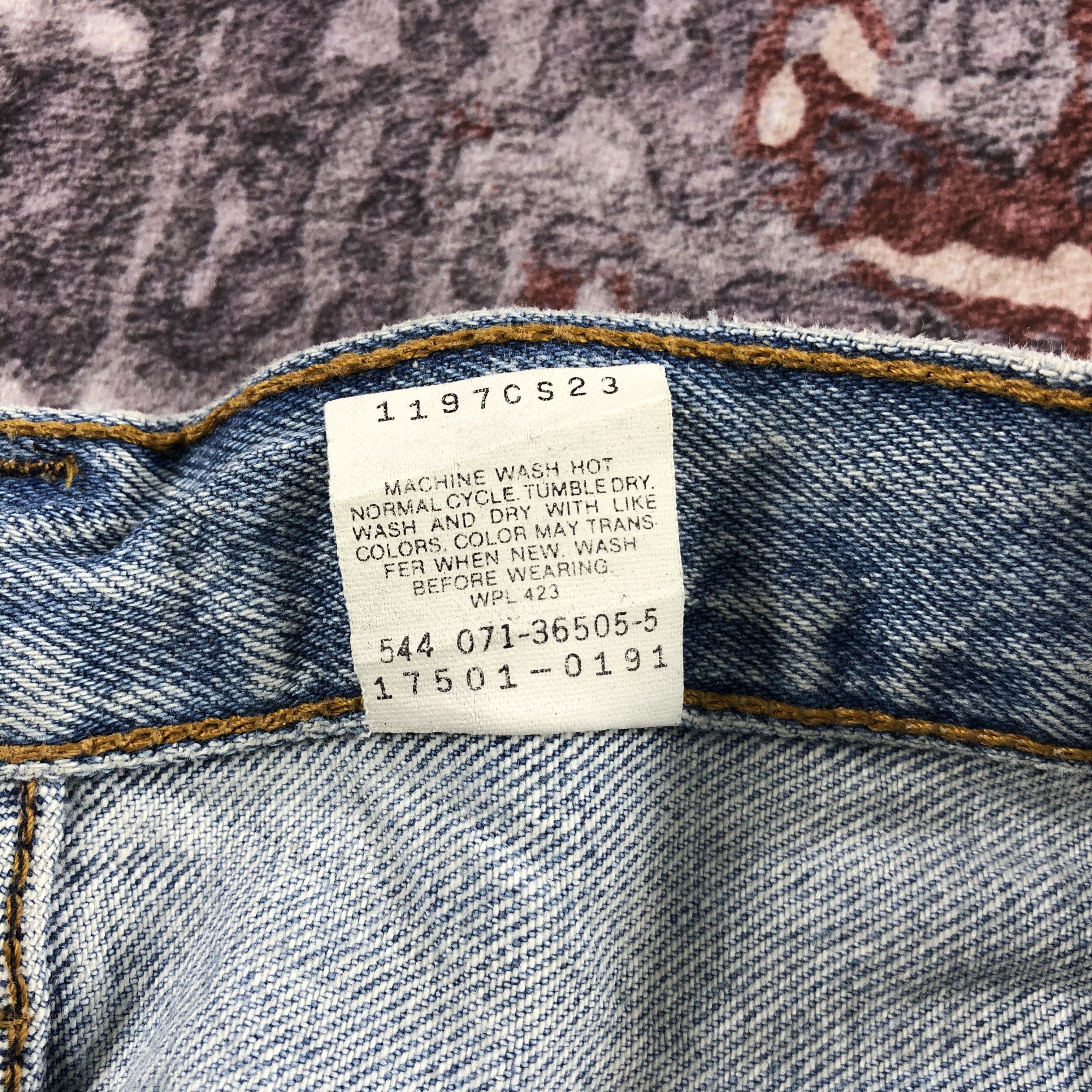 Levi's × Vintage Vintage Light Wash Distress Levis 501 Jeans-JM2234 Size US 30 / EU 46 - 18 Thumbnail