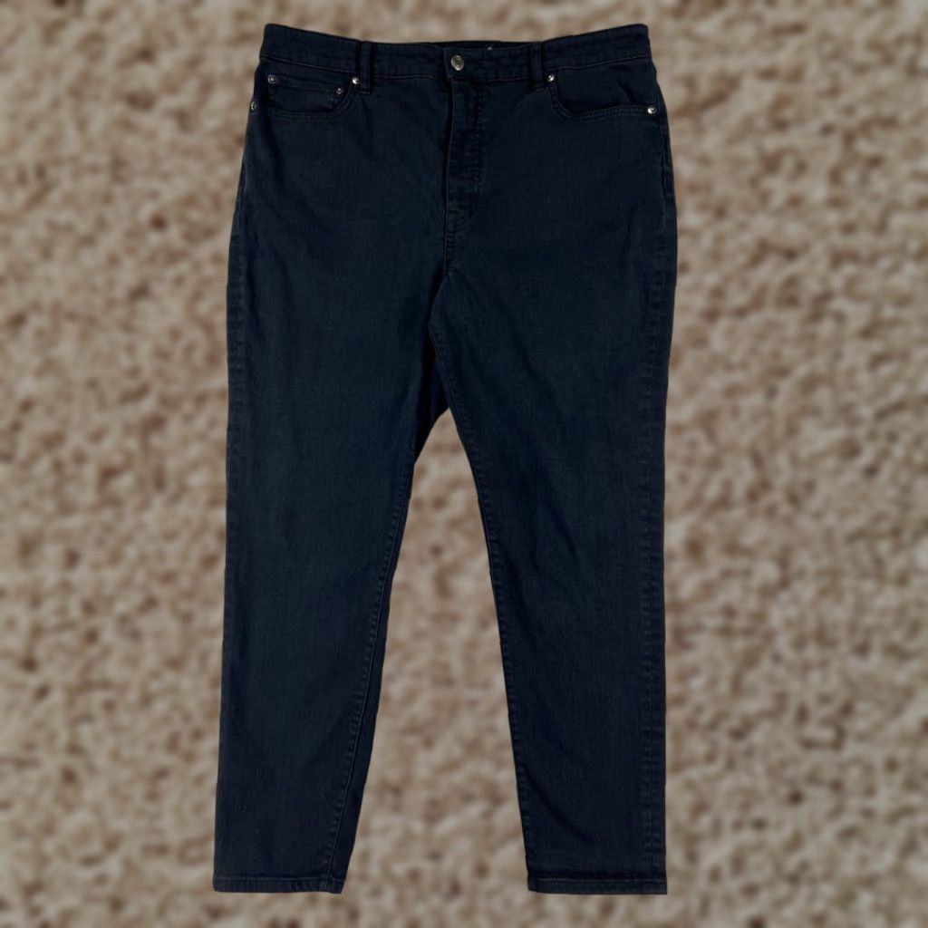 Ralph Lauren Ralph Lauren Jeans Womens 16 Black Label Tapered Cotton Blend 33x26 Denim Size 38" / US 16 / IT 52 - 1 Thumbnail