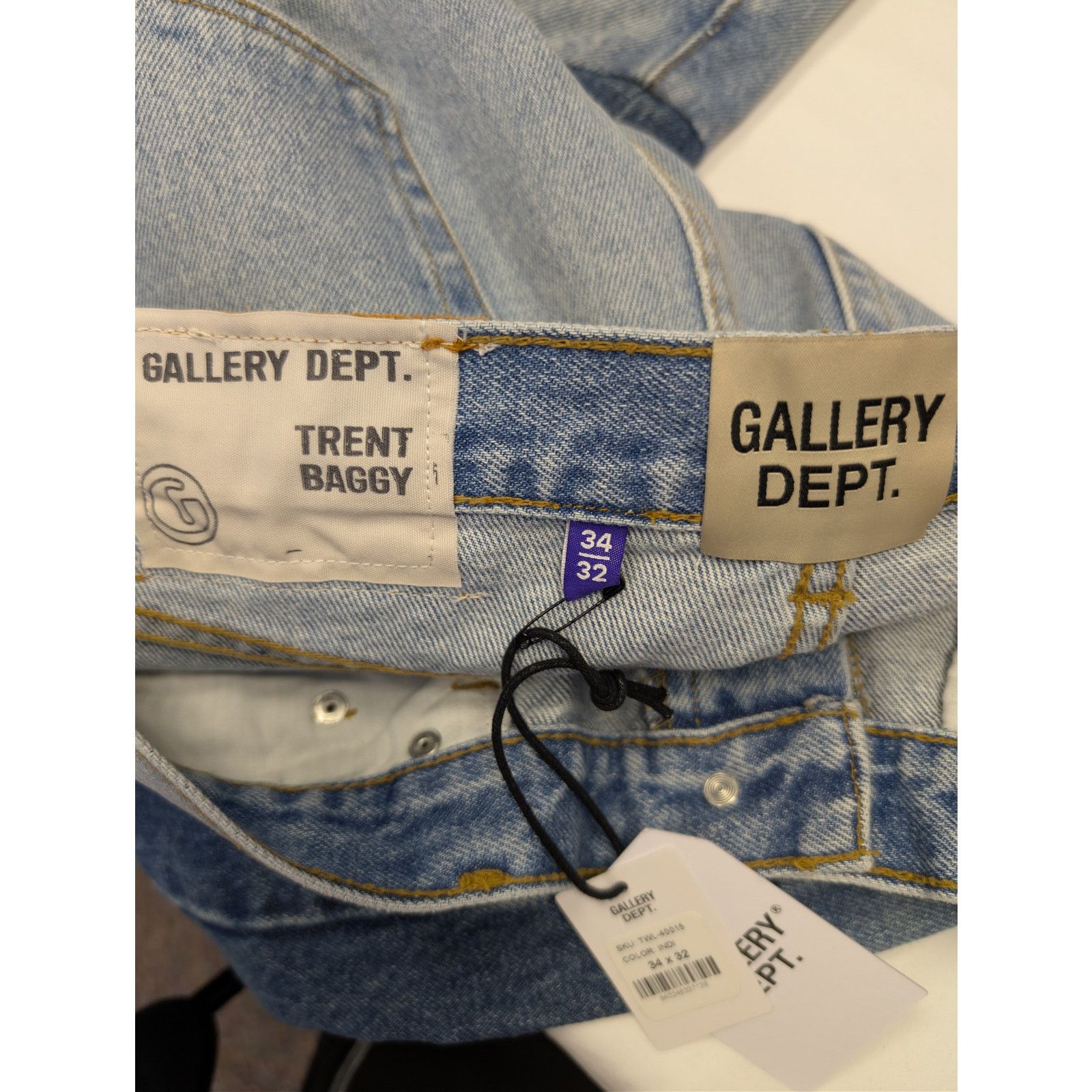 Gallery Dept. o1rshd1 Size: 34W x 32L / La Flare Denim Jeans Indigo Blue Size US 34 / EU 50 - 19 Thumbnail