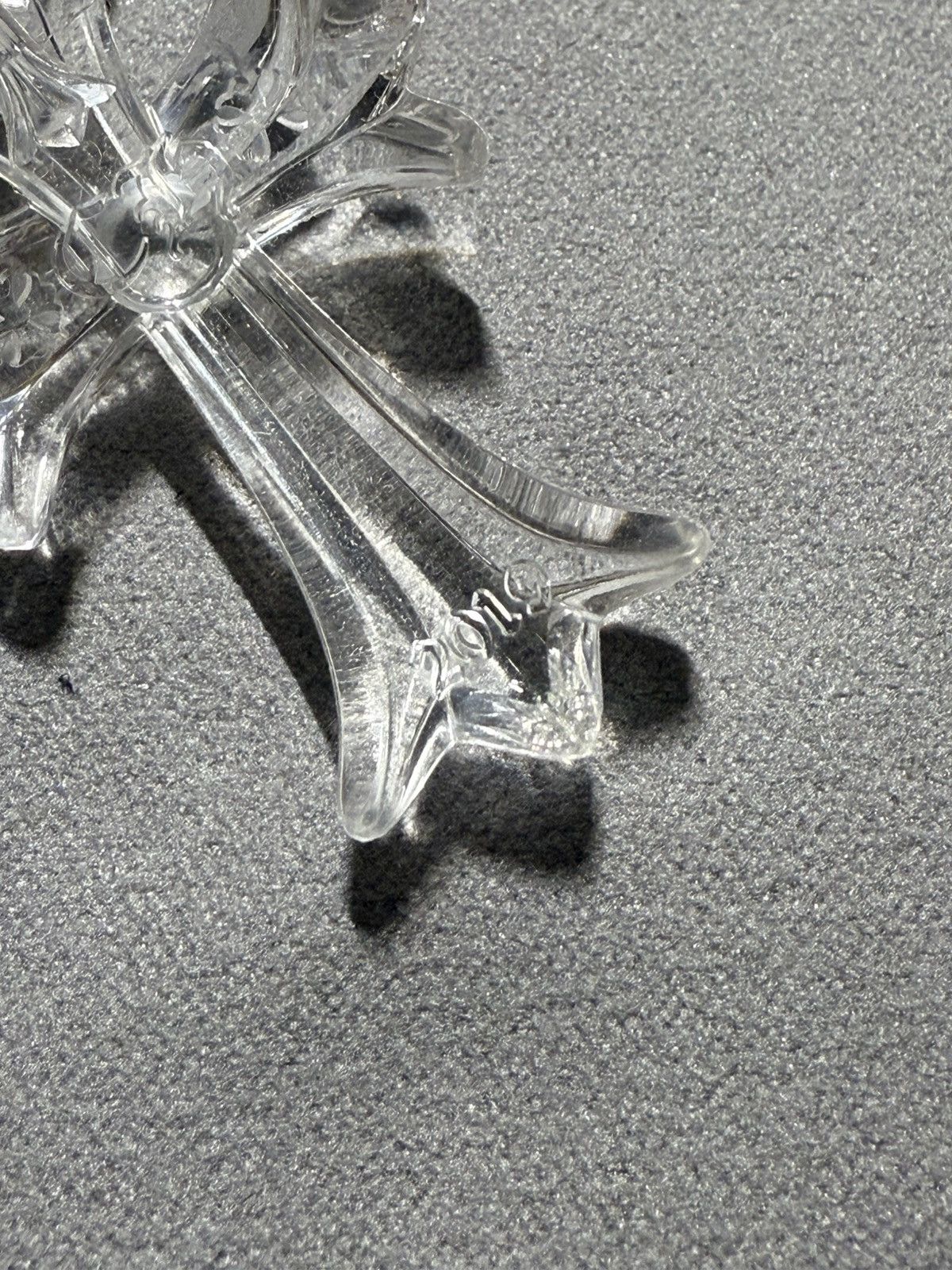 Chrome Hearts Chrome Hearts Silicon cross clear pendant Size ONE SIZE - 3 Thumbnail