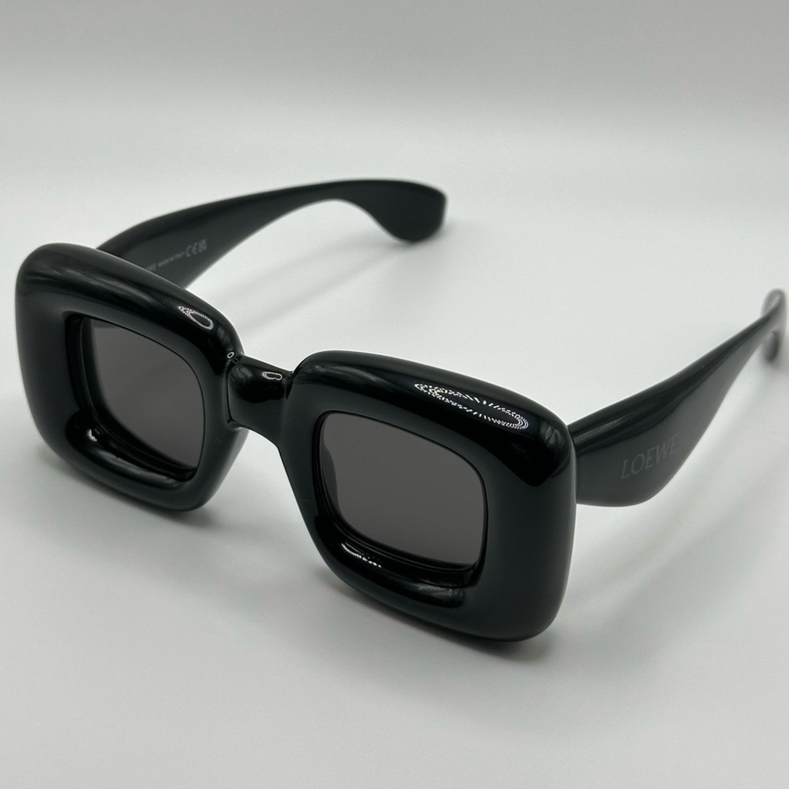 Loewe Loewe Sunglasses FASHION SHOW Inflated Square LW40098I 01A Size ONE SIZE - 3 Thumbnail
