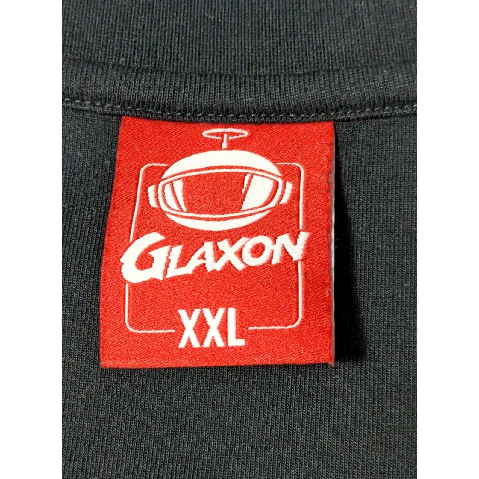 Vintage GLAXON #22 Men 2XL Black Cotton Double-Sided V-Neck Jersey Shirt Mens Size US XXL / EU 58 / 5 - 6 Thumbnail