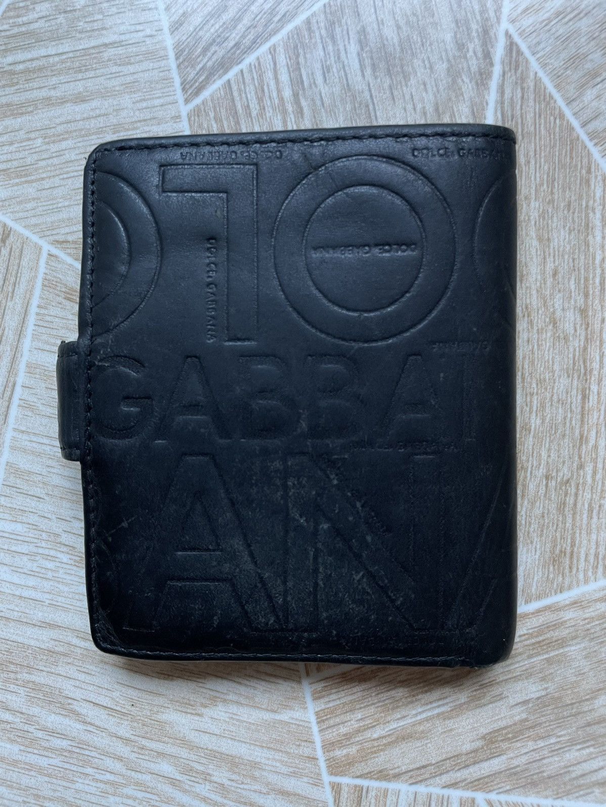 Dolce & Gabbana Hype Vintage Luxury Dolce Gabbana Leather Wallet Black Italy Size ONE SIZE - 4 Thumbnail