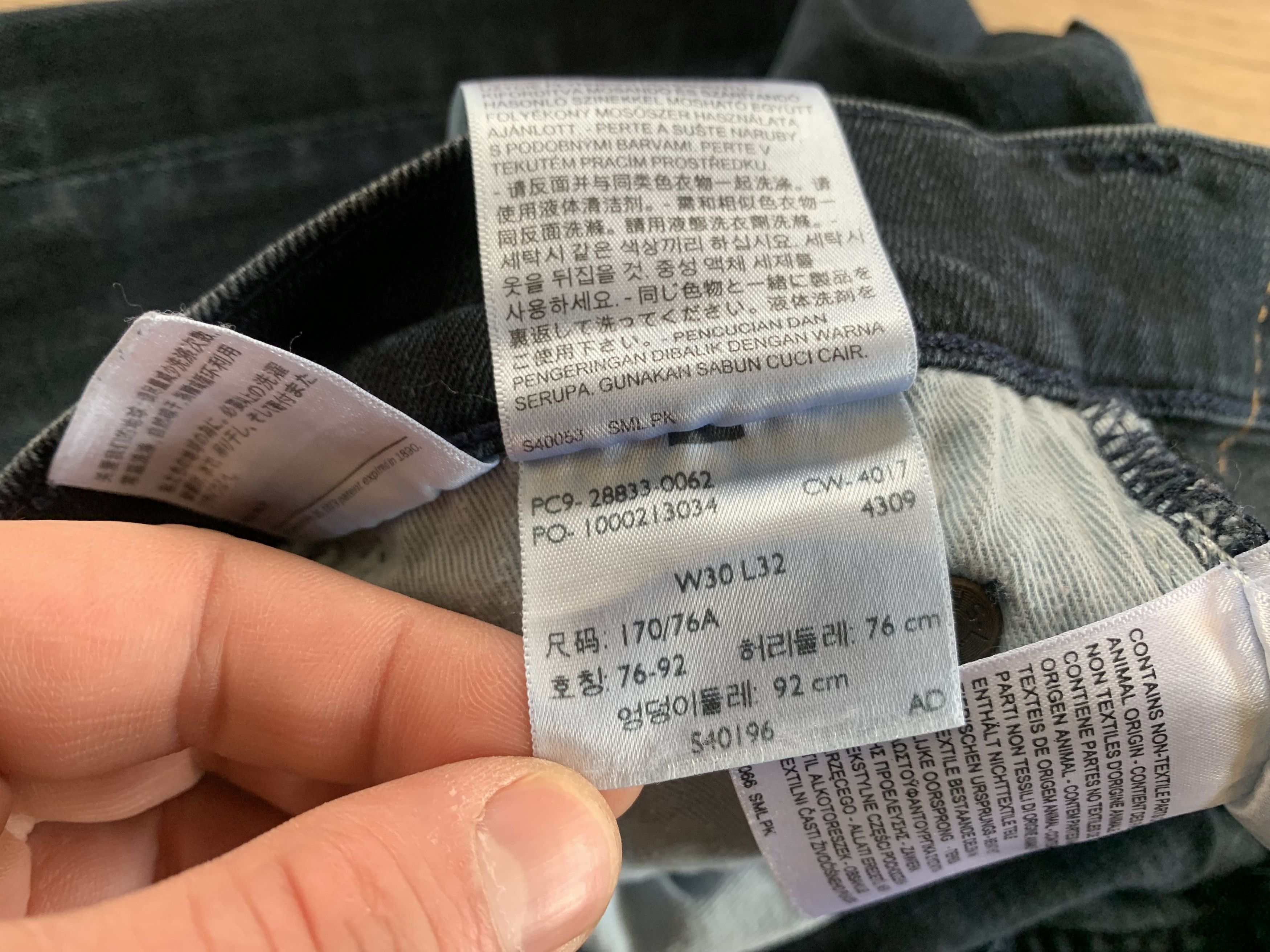Levi's Levi's 512 Navy Blue Jeans Size US 30 / EU 46 - 12 Thumbnail