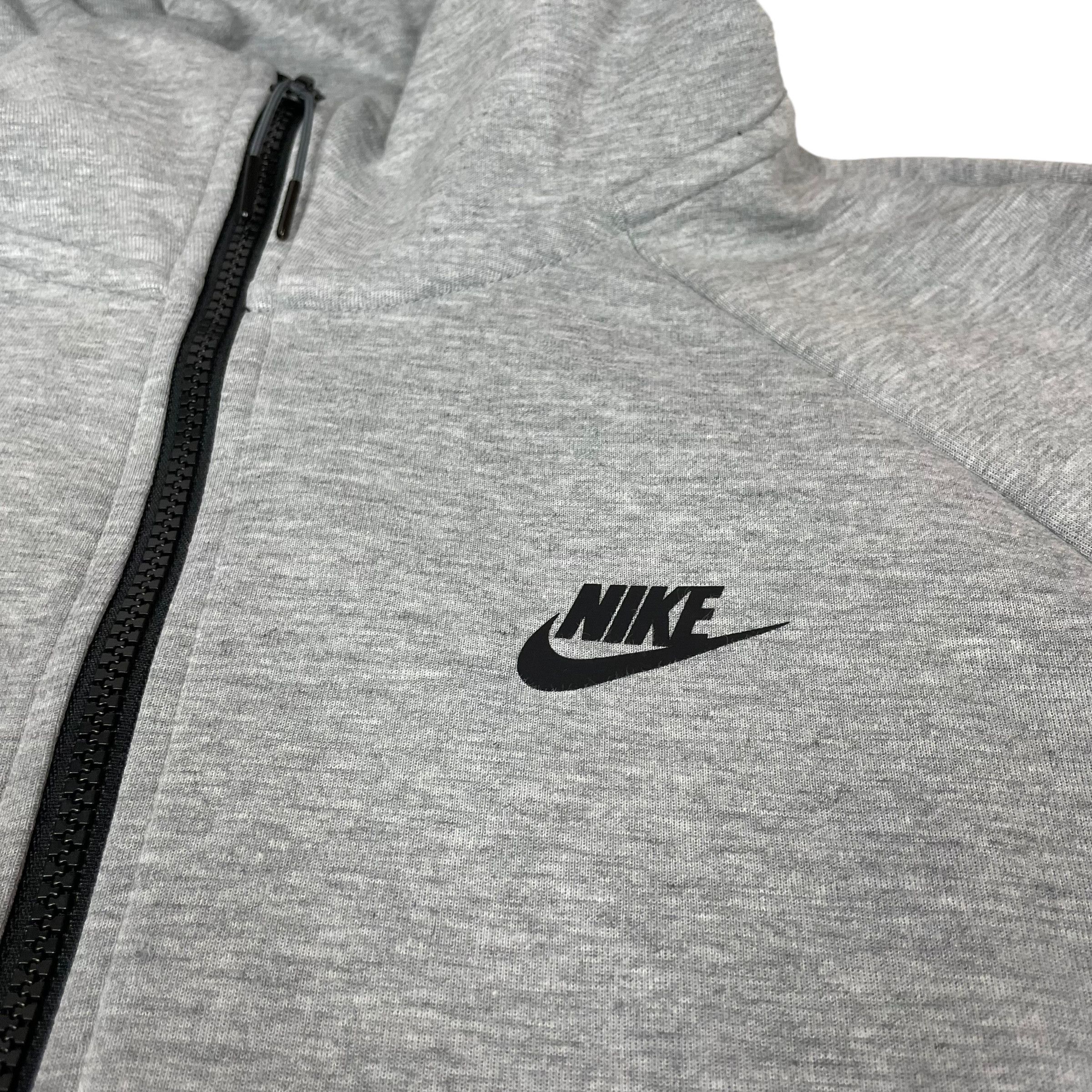 Nike Nike Tech Fleece Men's Heather Gray Cotton Full Zip Hoodie L Size US L / EU 52-54 / 3 - 2 Thumbnail
