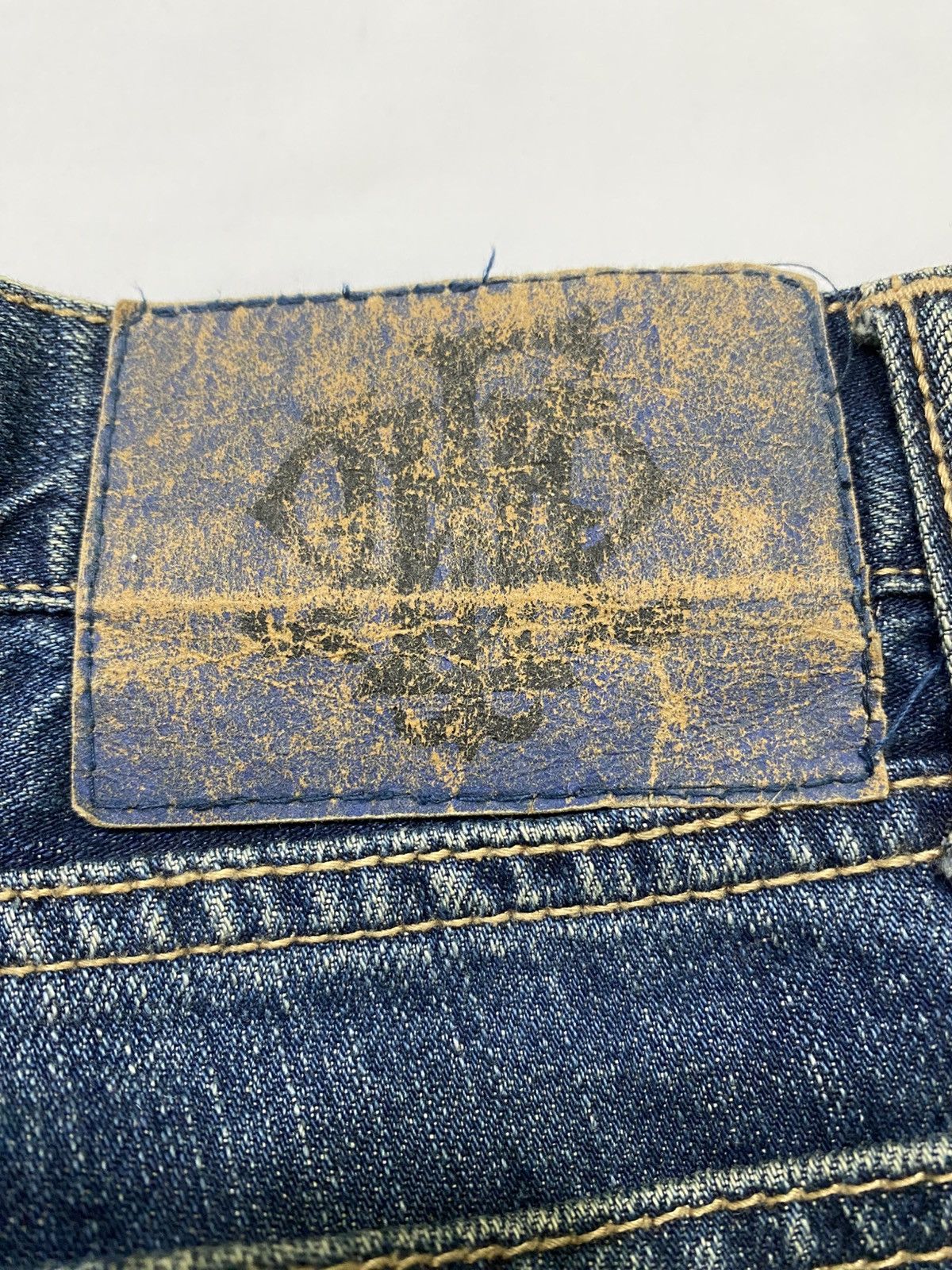 PPFM Japanese brand X ppfm distressed jeans Size US 34 / EU 50 - 22 Thumbnail